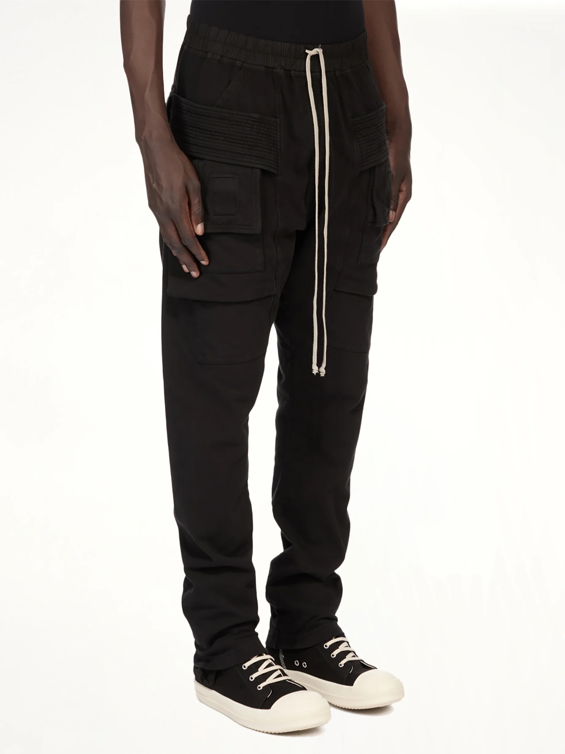 Creatch Cargo Drawstring in Black - Image 3