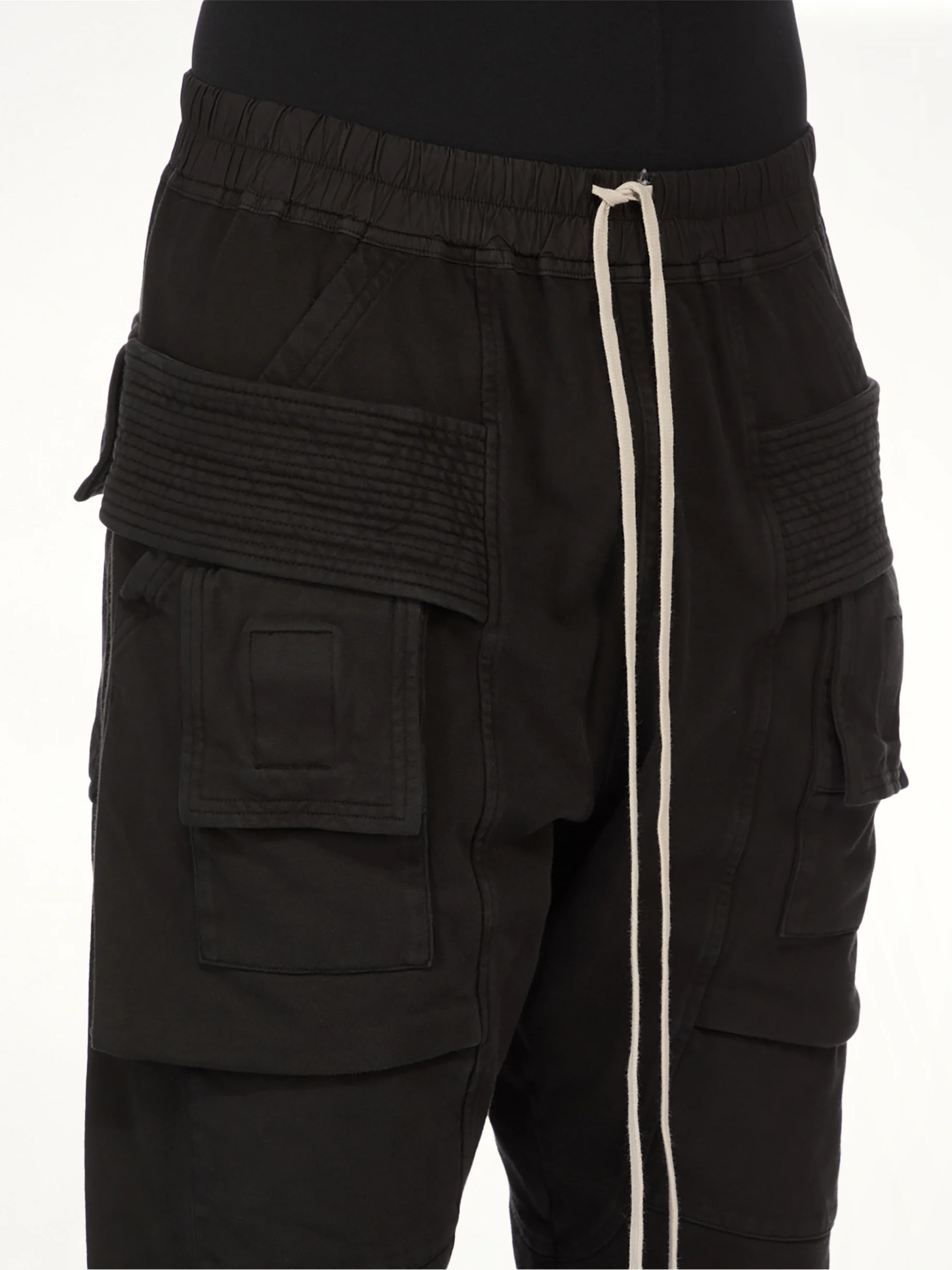Creatch Cargo Drawstring in Black - Image 7