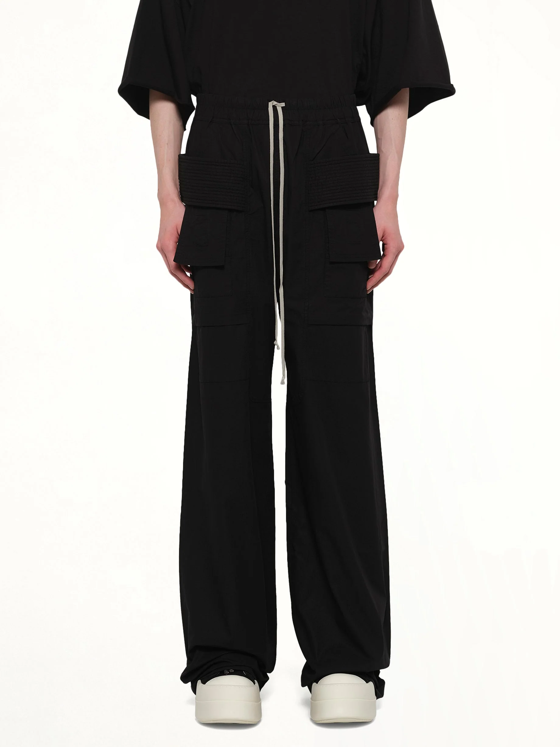 Creatch Wide Cargo Drawstring in Black