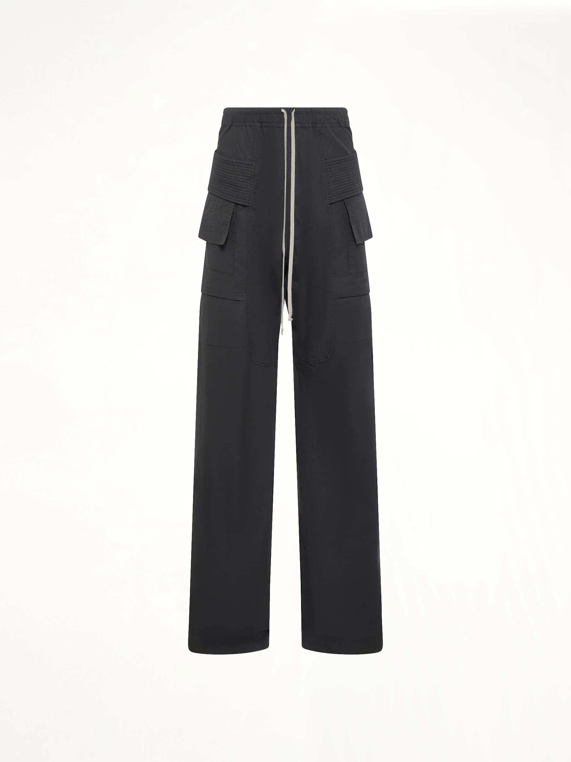 Creatch Wide Cargo Drawstring in Black - Image 2