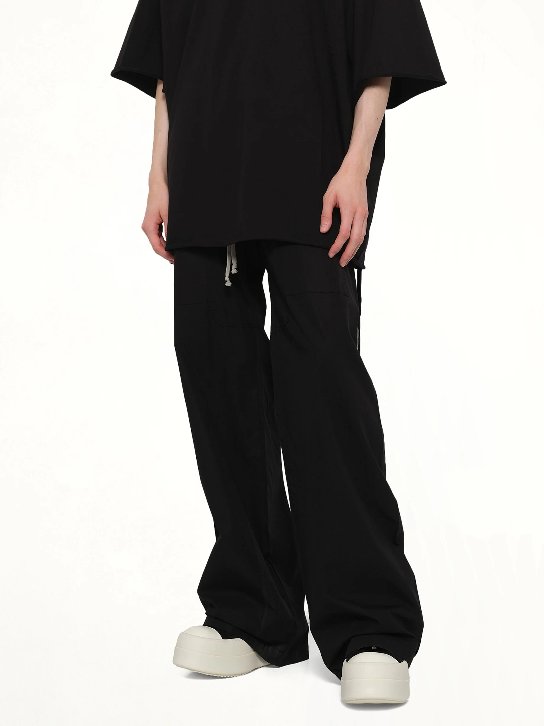 Creatch Wide Cargo Drawstring in Black - Image 6