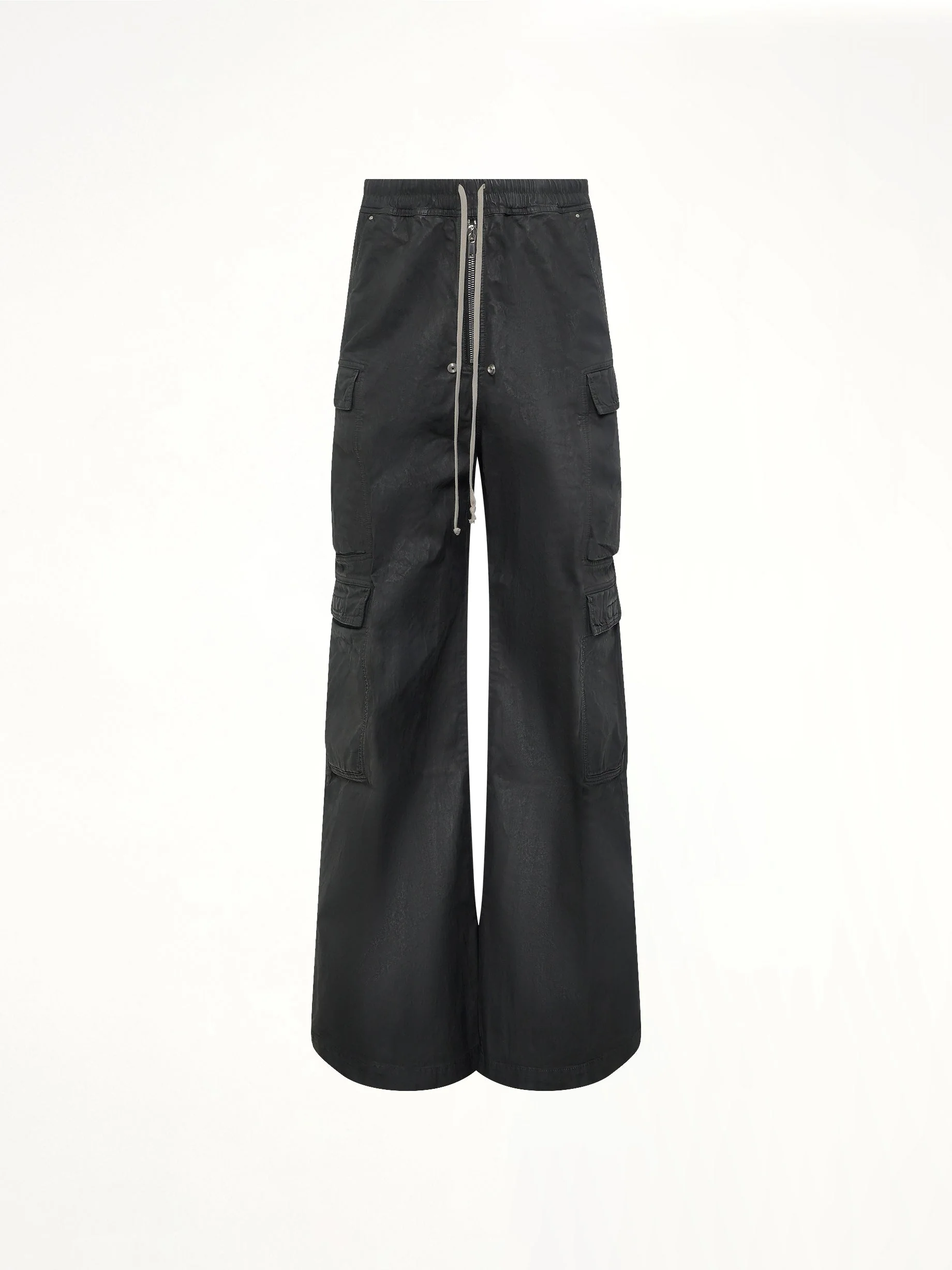 Denim Double Cargo Jumbo Belas in Black - Image 2
