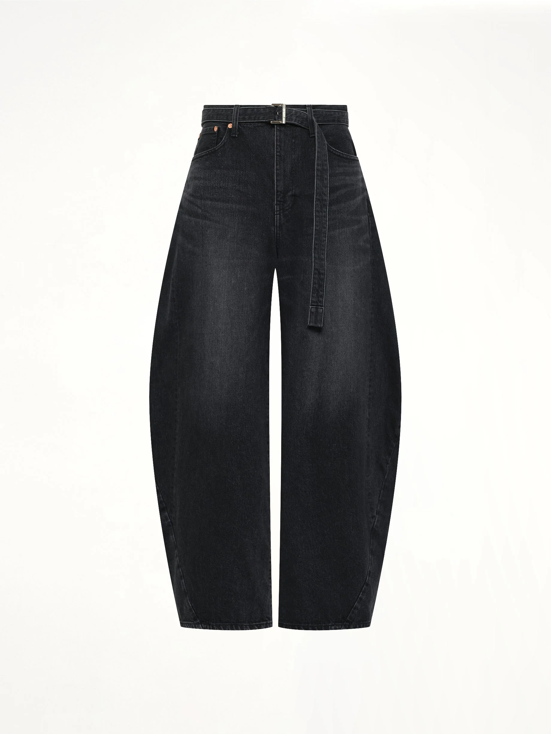 Denim Pants in Black - Image 2