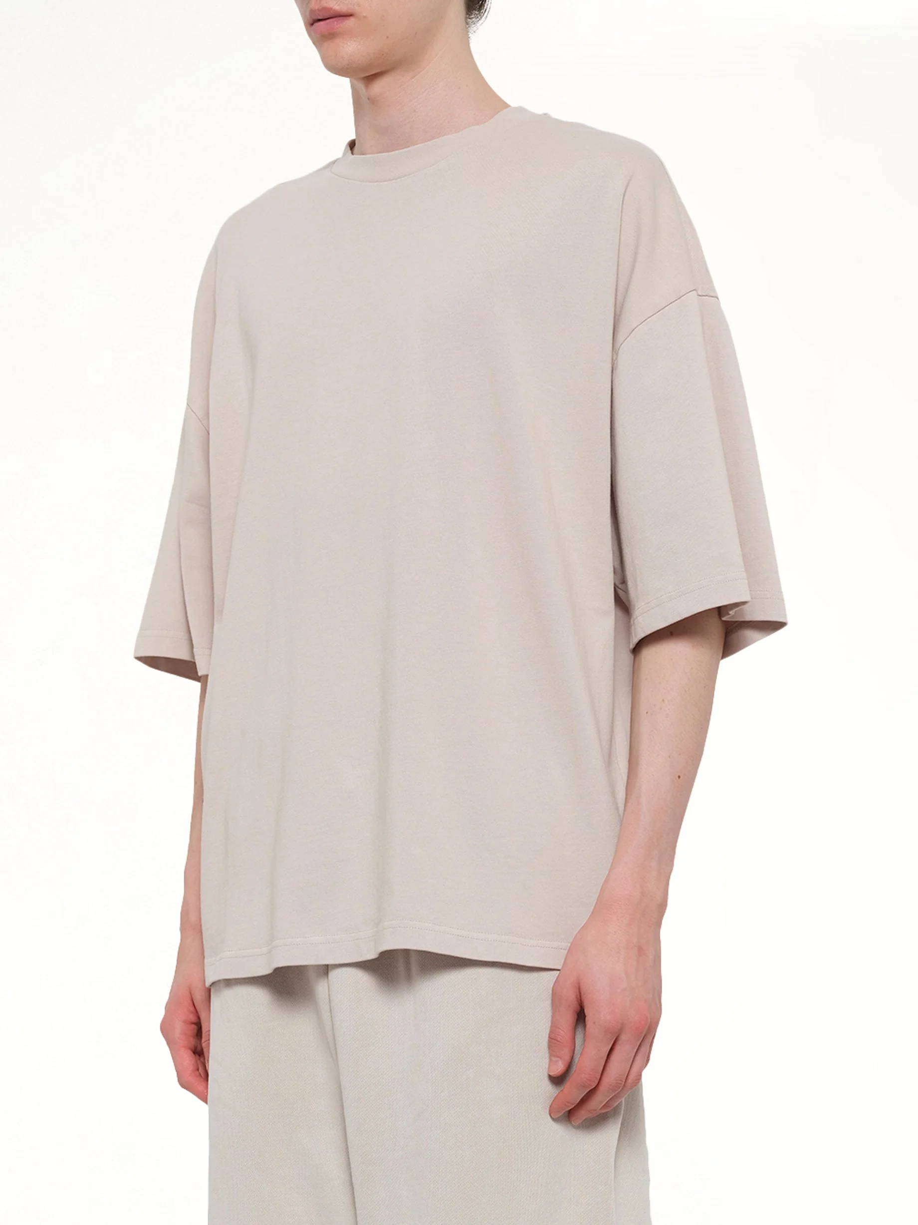 Heavy Boxy T-Shirt in Off White - Image 3