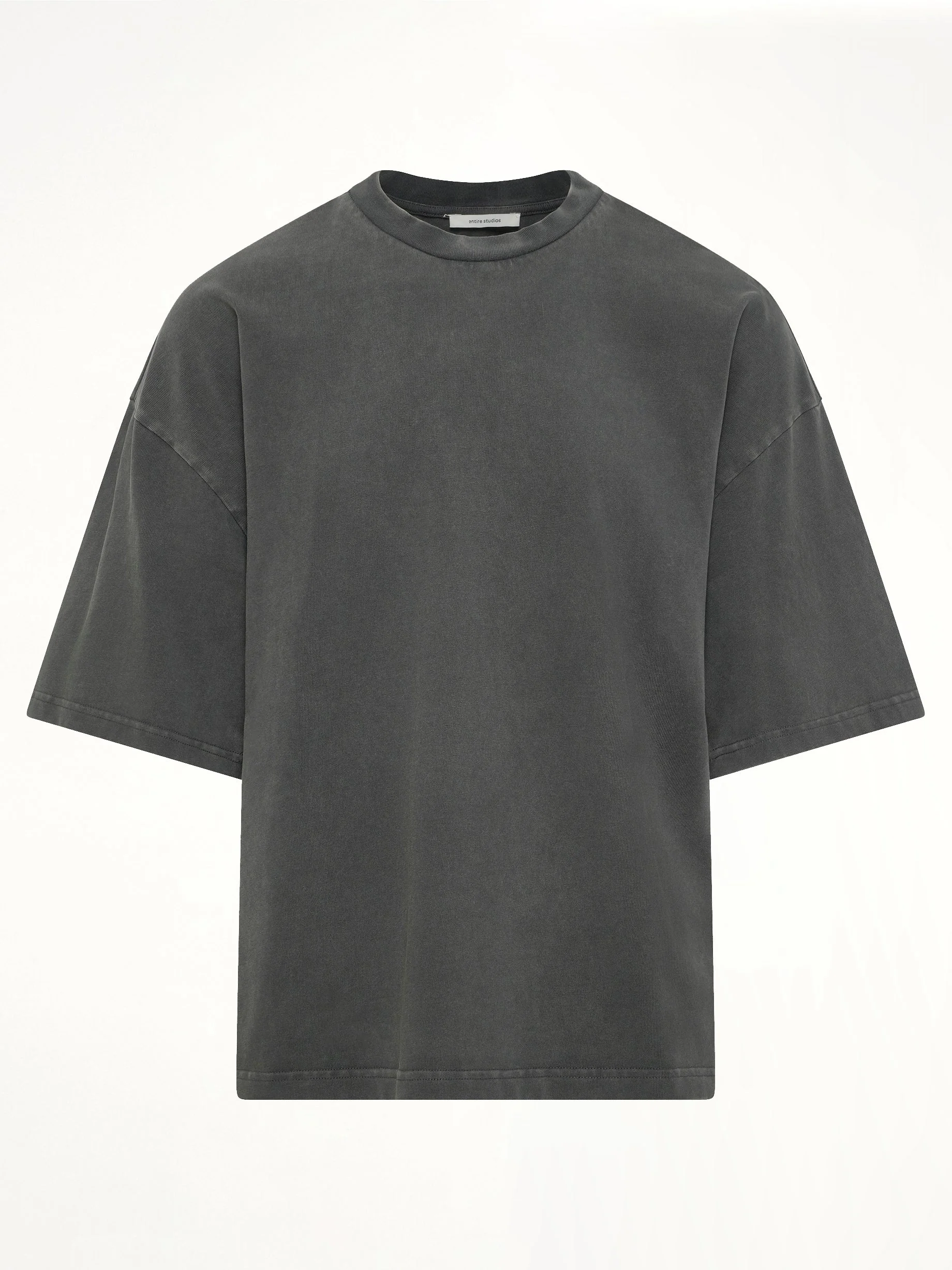 Heavy Boxy T-Shirt in Washed Black - Image 2