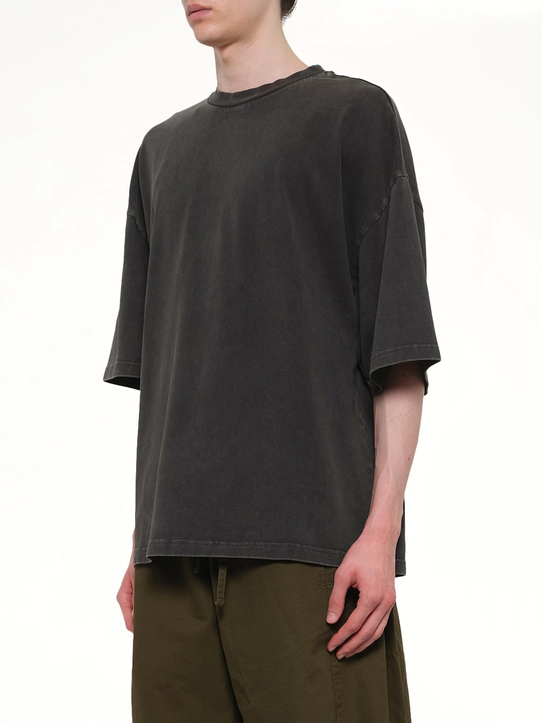 Heavy Boxy T-Shirt in Washed Black - Image 3