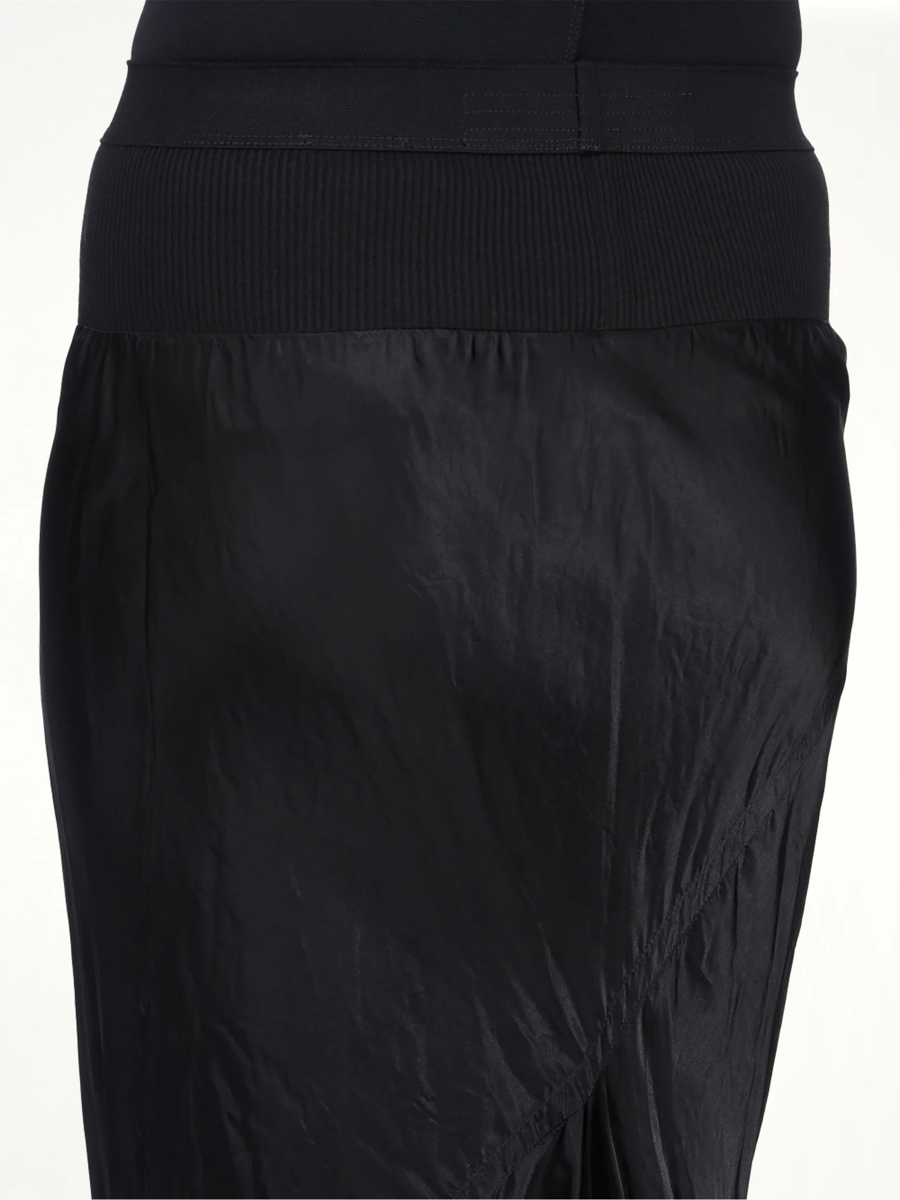 Knee Bias Skirt in Black - Image 4