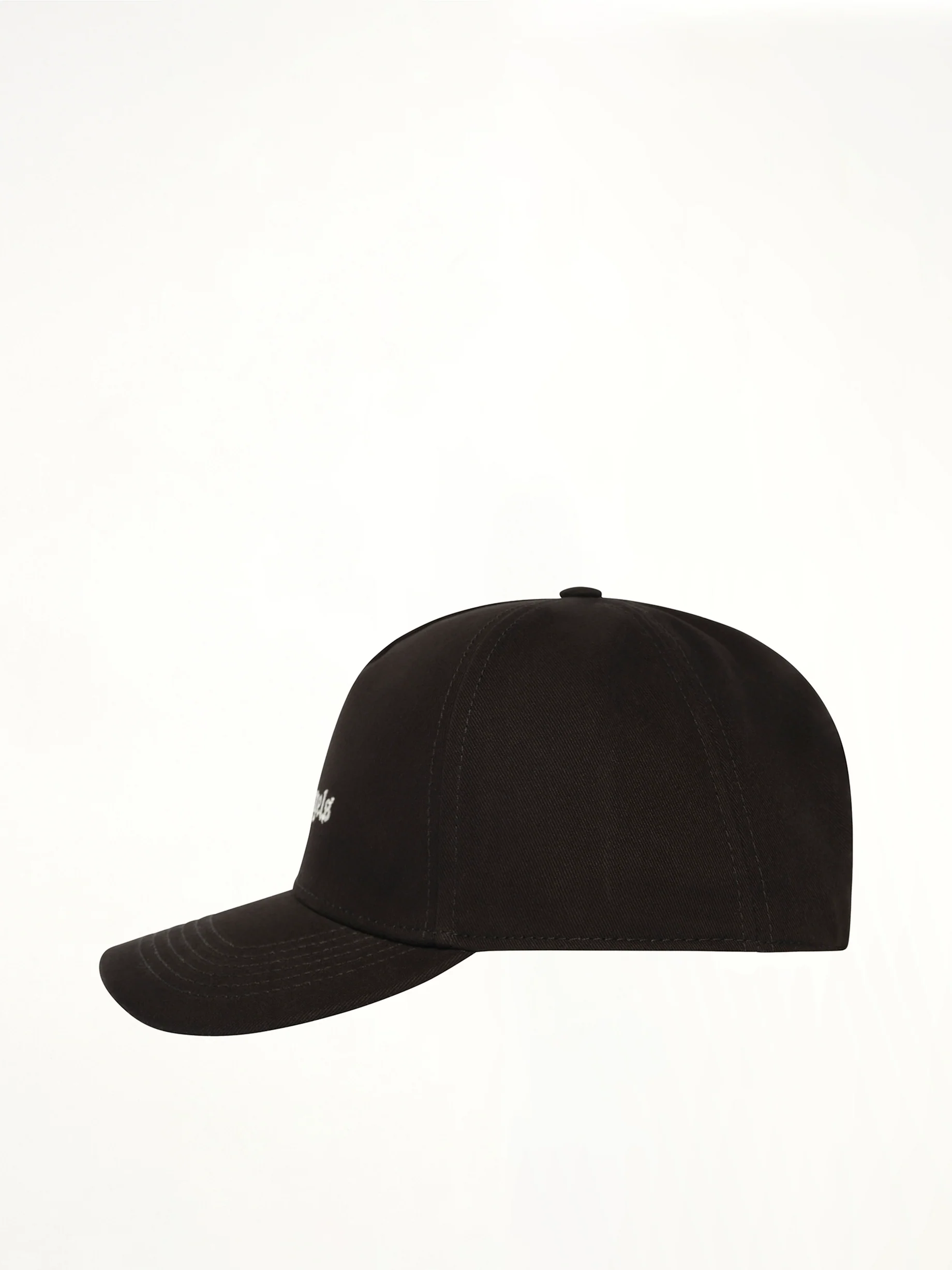 Logo Cap in Black/Off White - Image 2