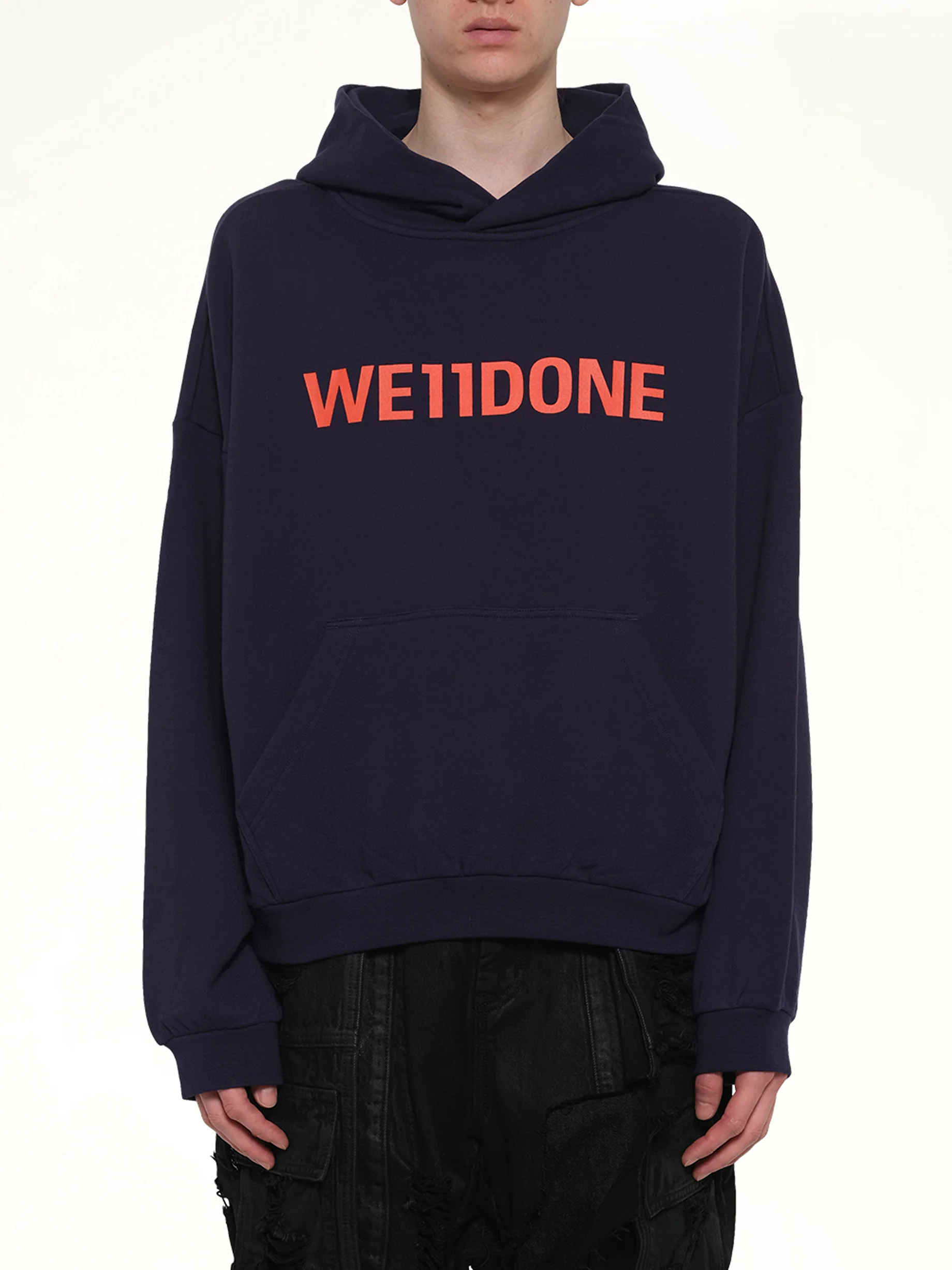 Logo Hoodie in Navy