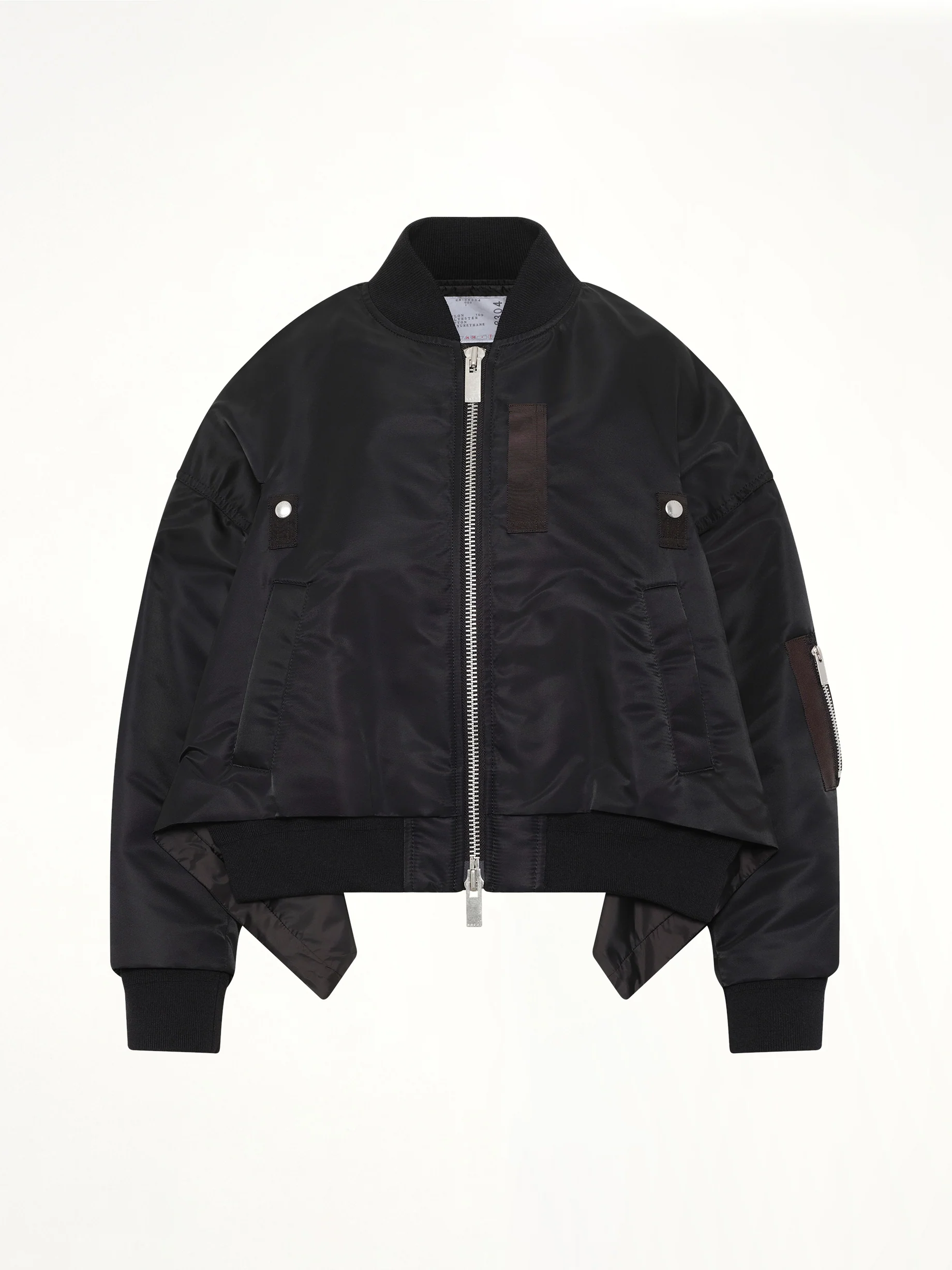 Nylon Twill Blouson in Black - Image 2
