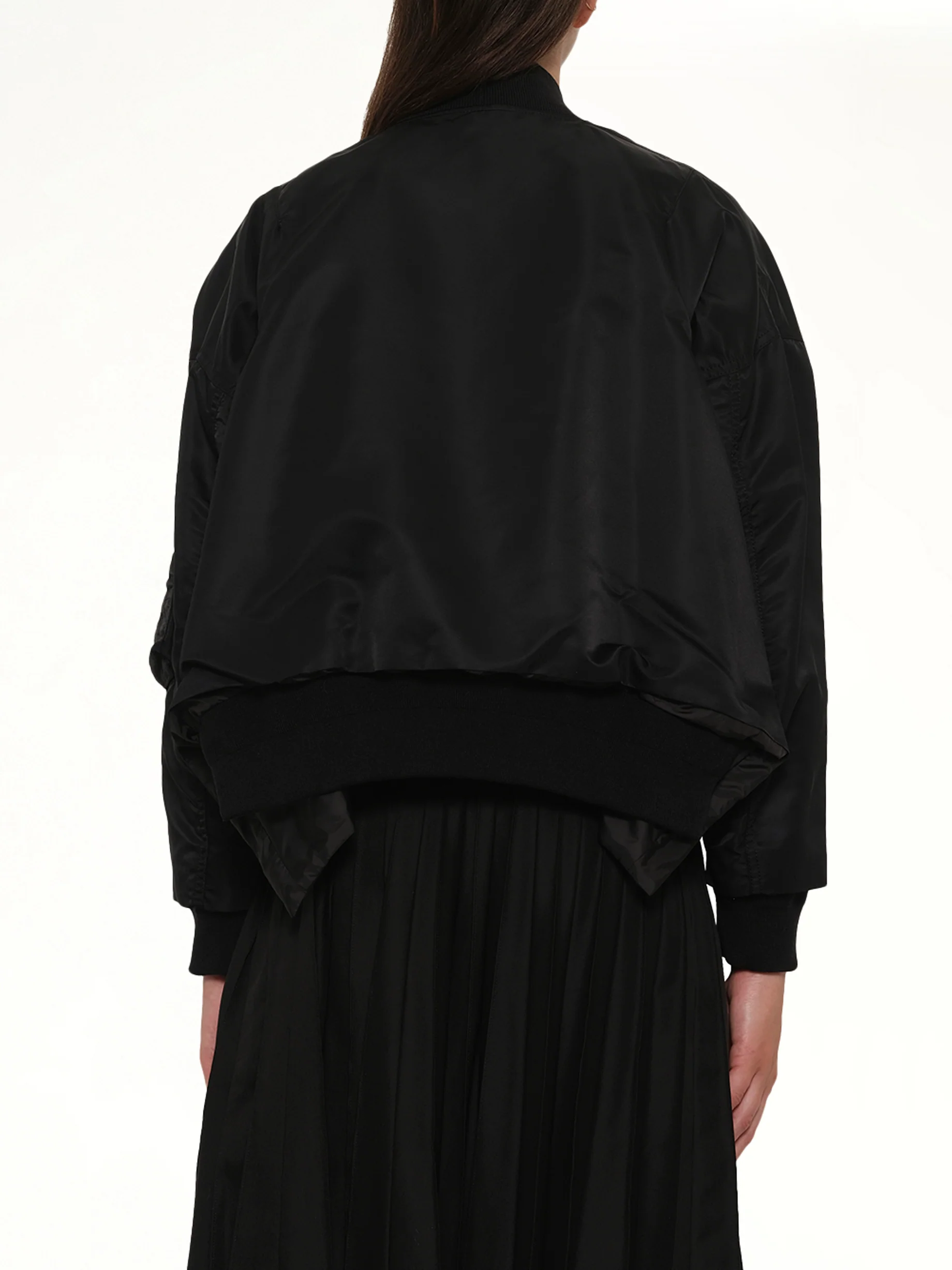 Nylon Twill Blouson in Black - Image 5