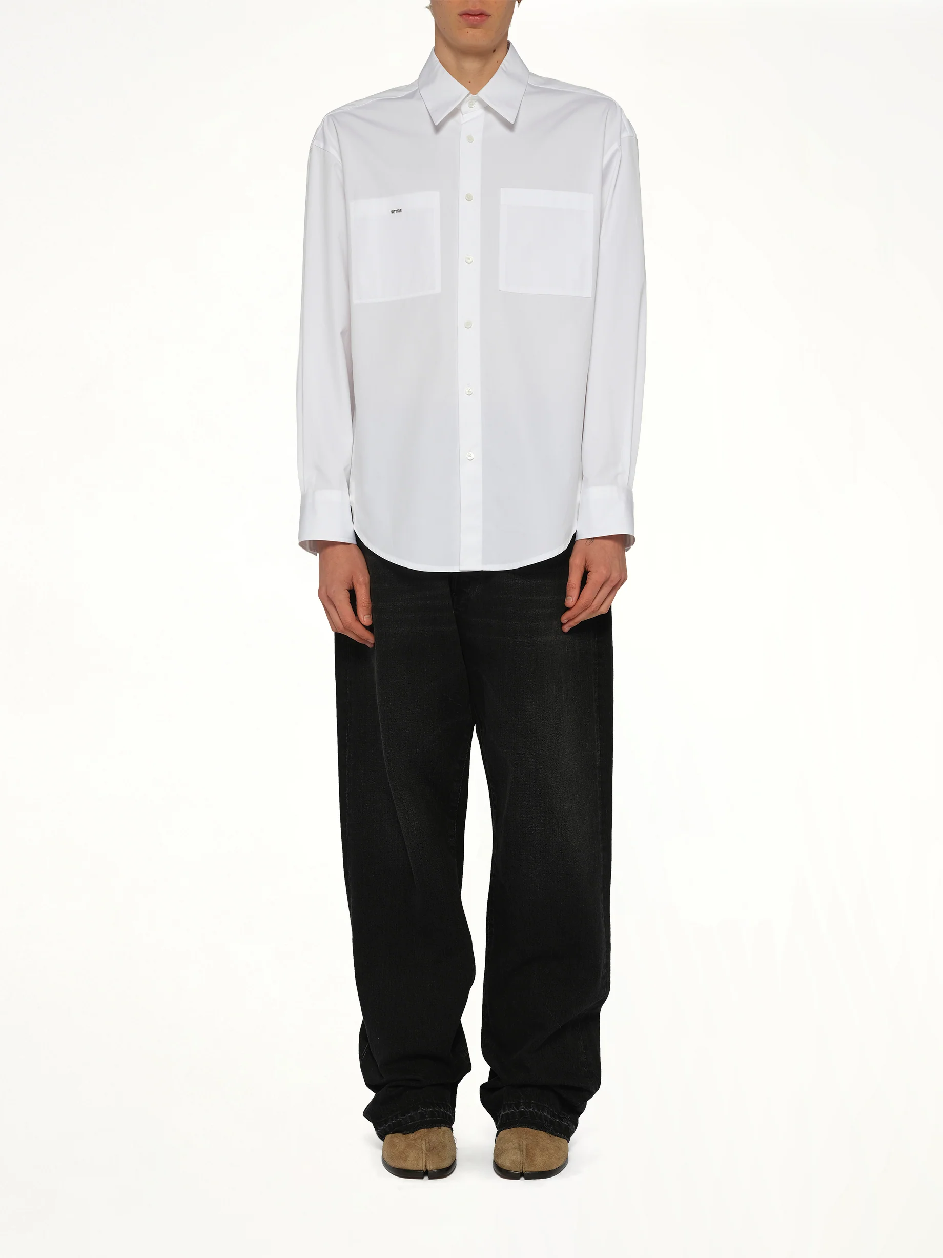 Pocket Shirt in White - Image 7