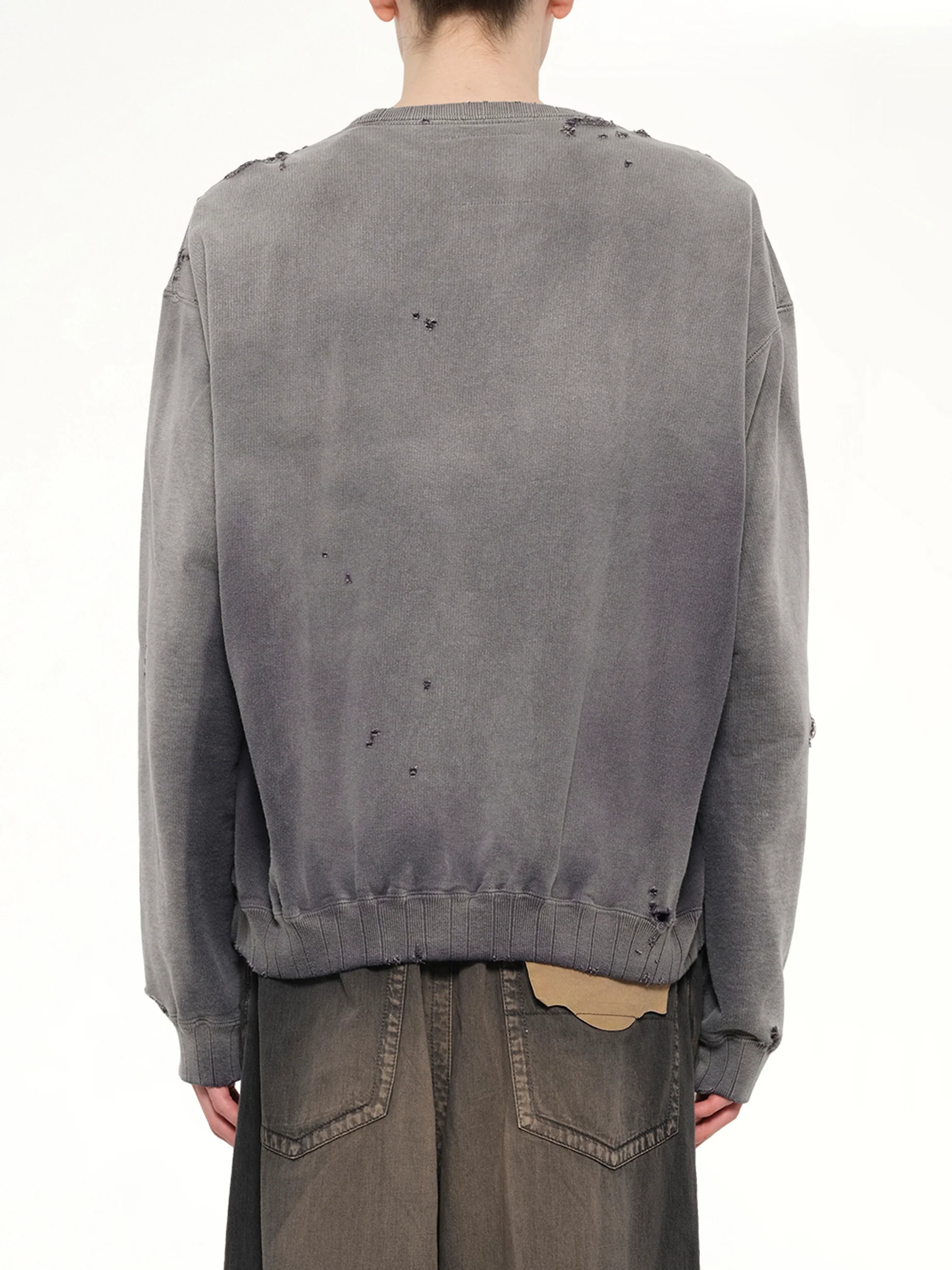 Sun Faded Pullover in Black - Image 5