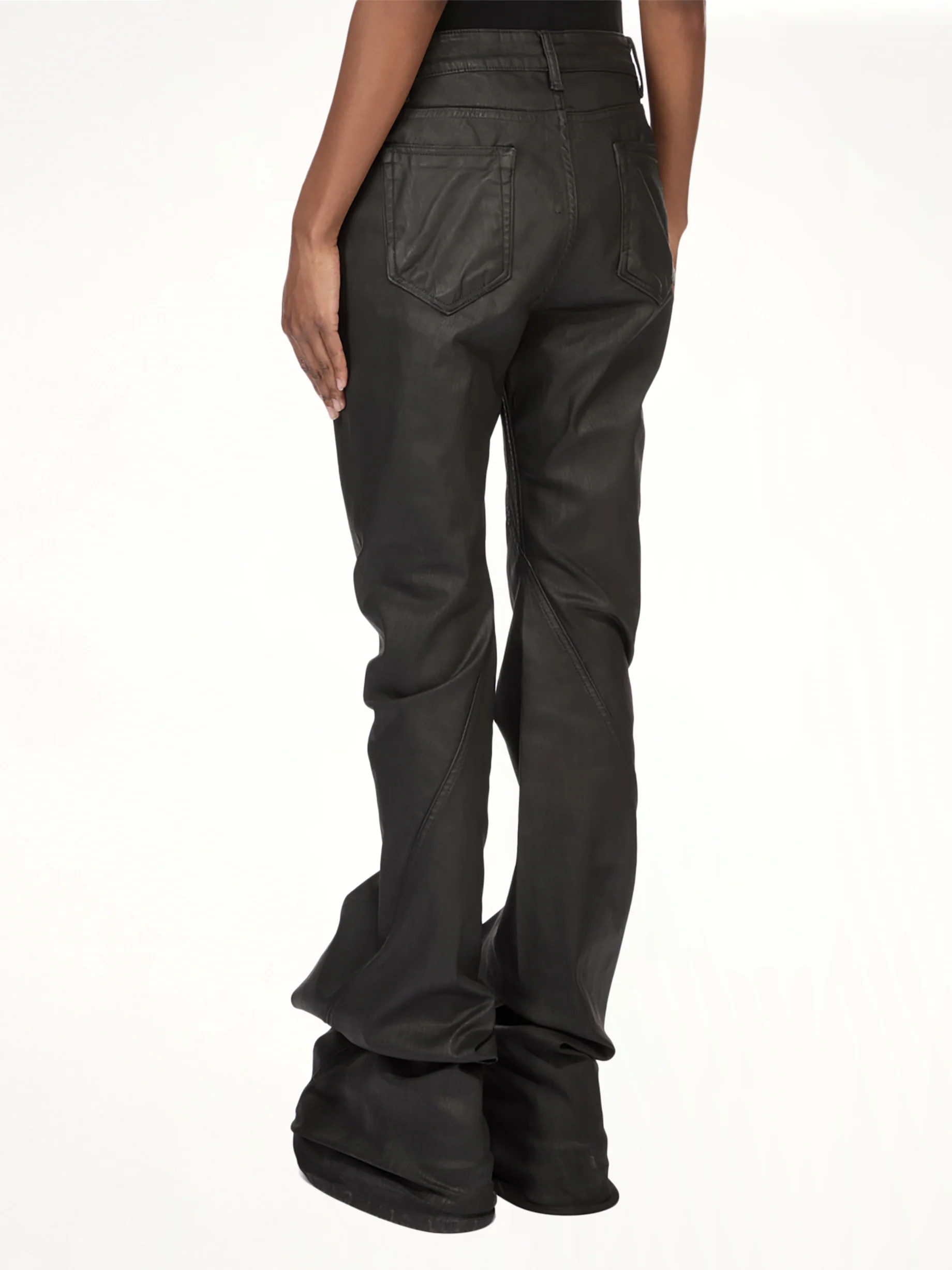 Bias Bootcut in Black - Image 8