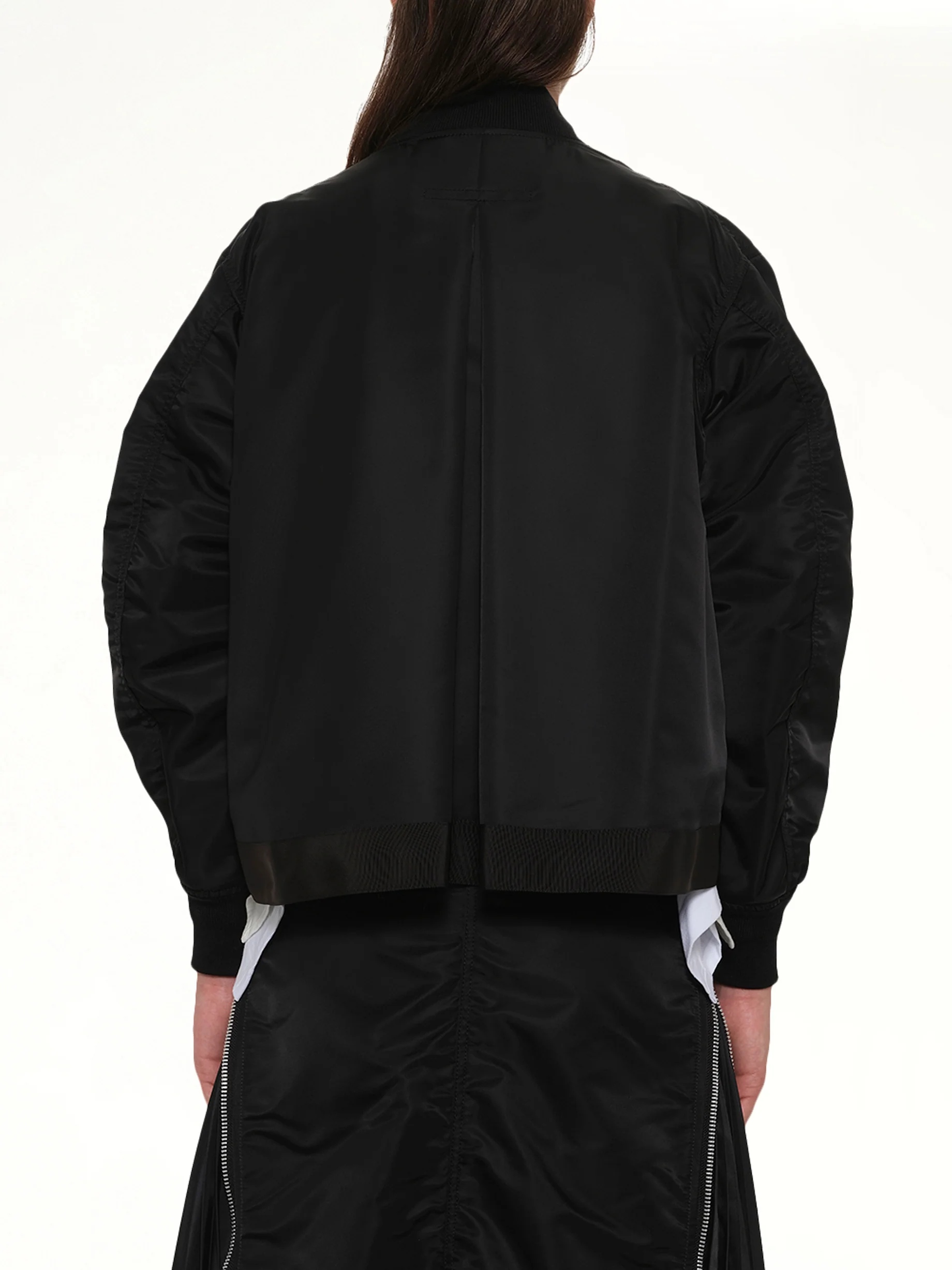 Nylon Twill Blouson in Black - Image 5