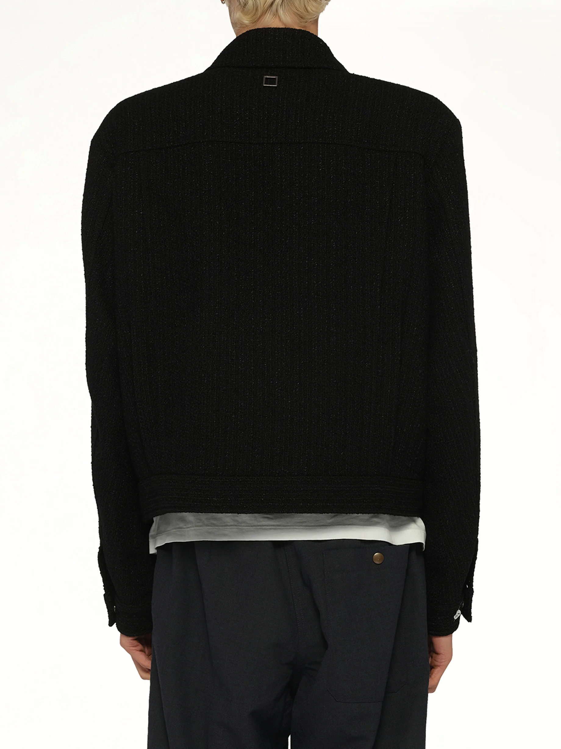 Wool Blouson in Black - Image 5
