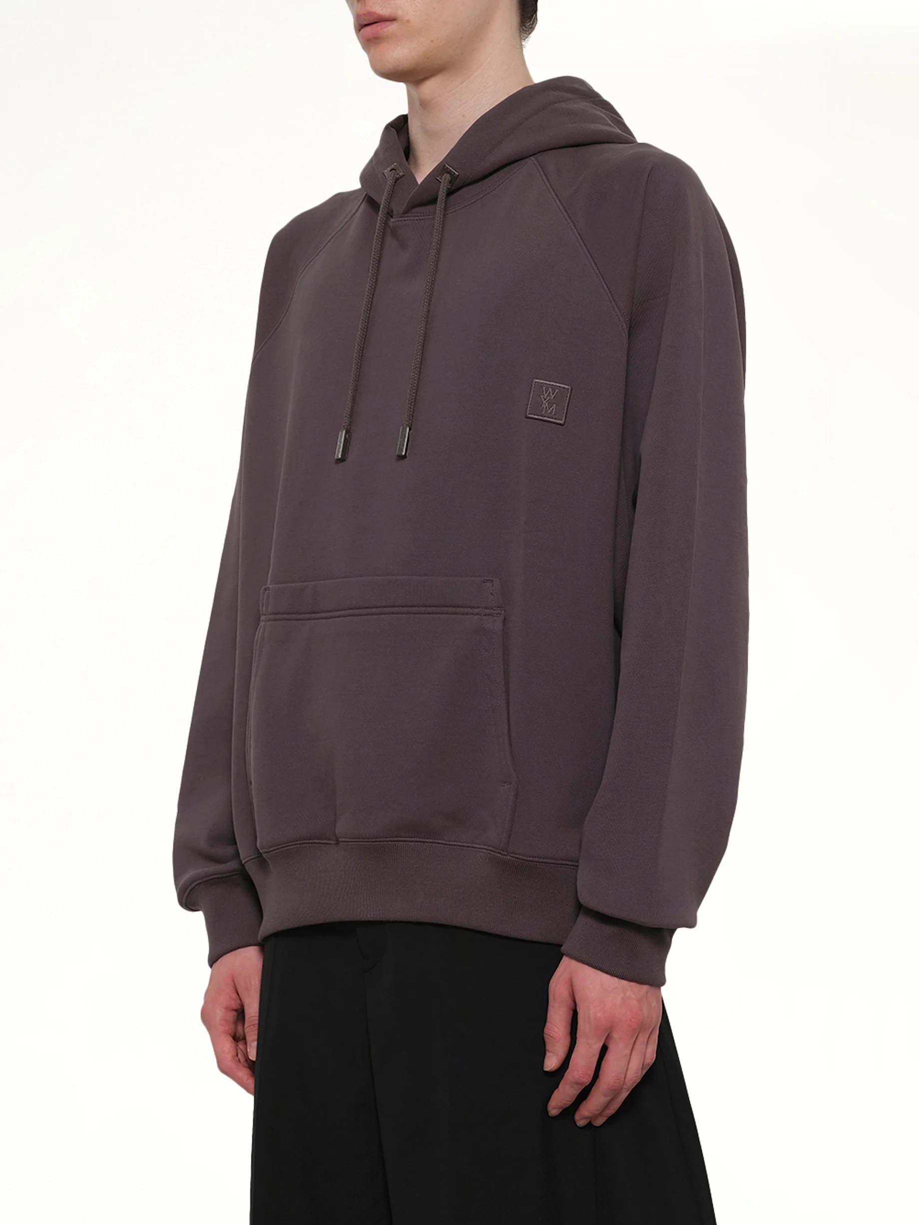 WYM Patch Hoodie in Grey - Image 3