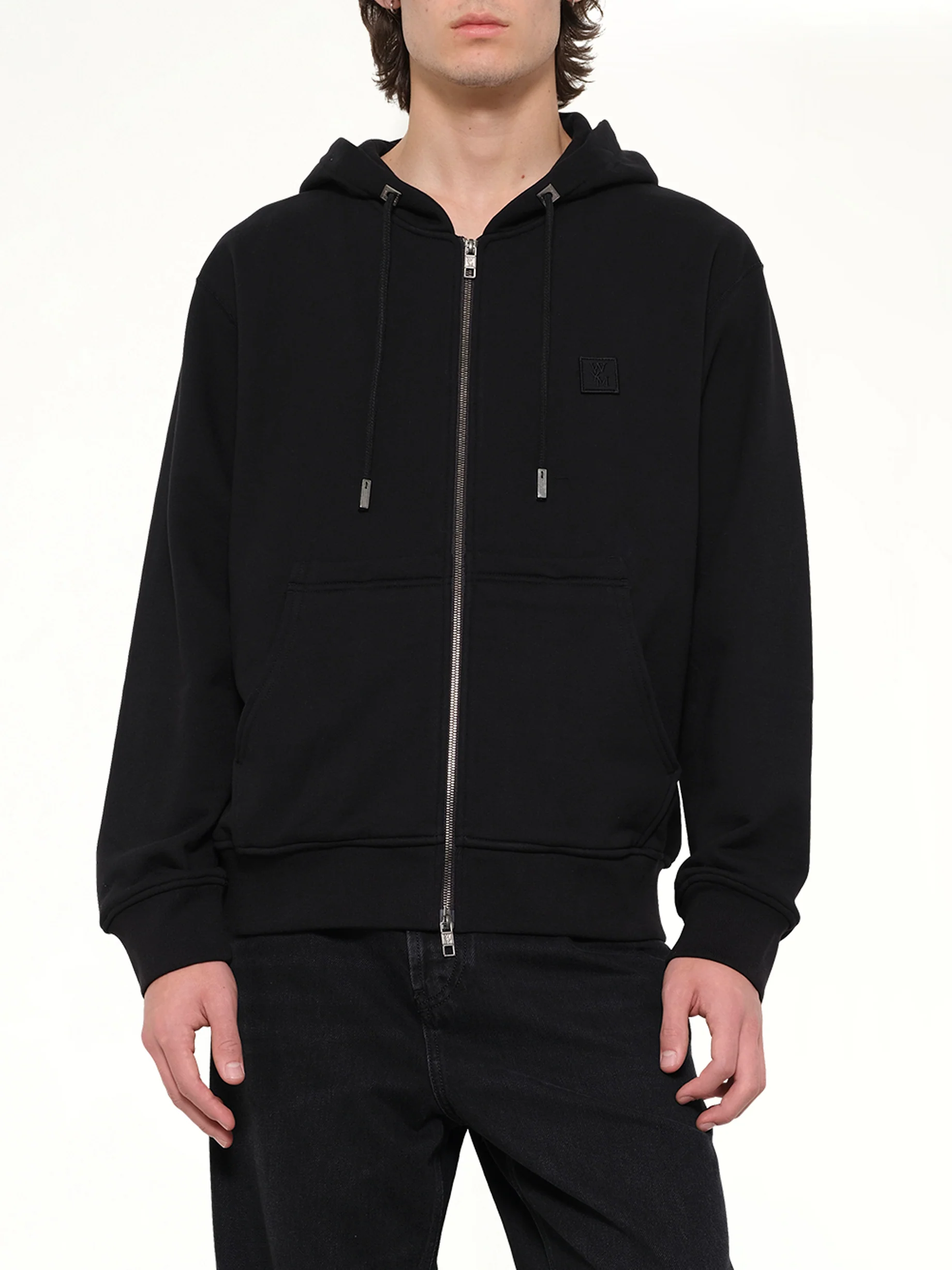 WYM Zip Hoodie in Black - Image 6