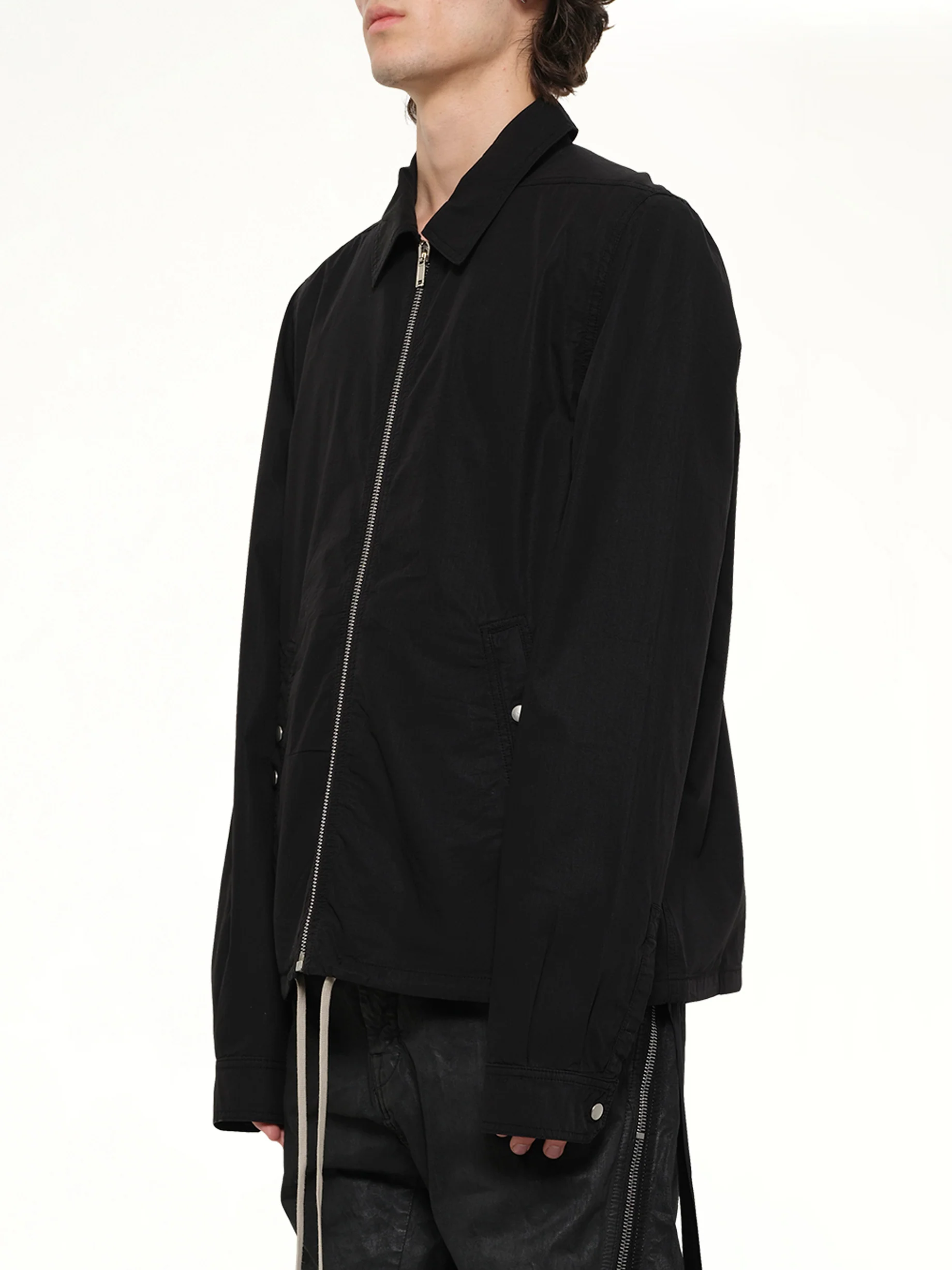 Zipfront Jacket in Black - Image 3