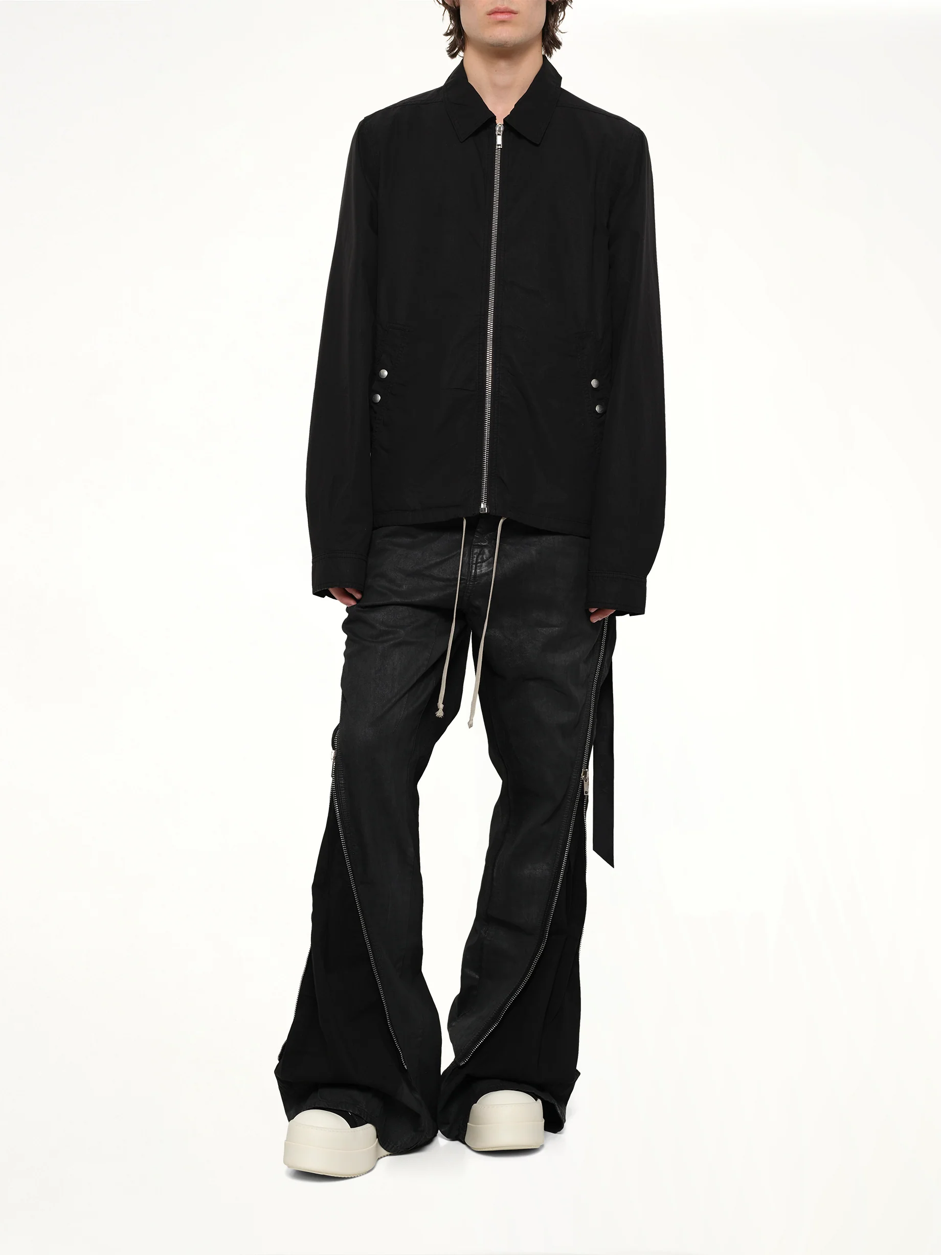 Zipfront Jacket in Black - Image 4