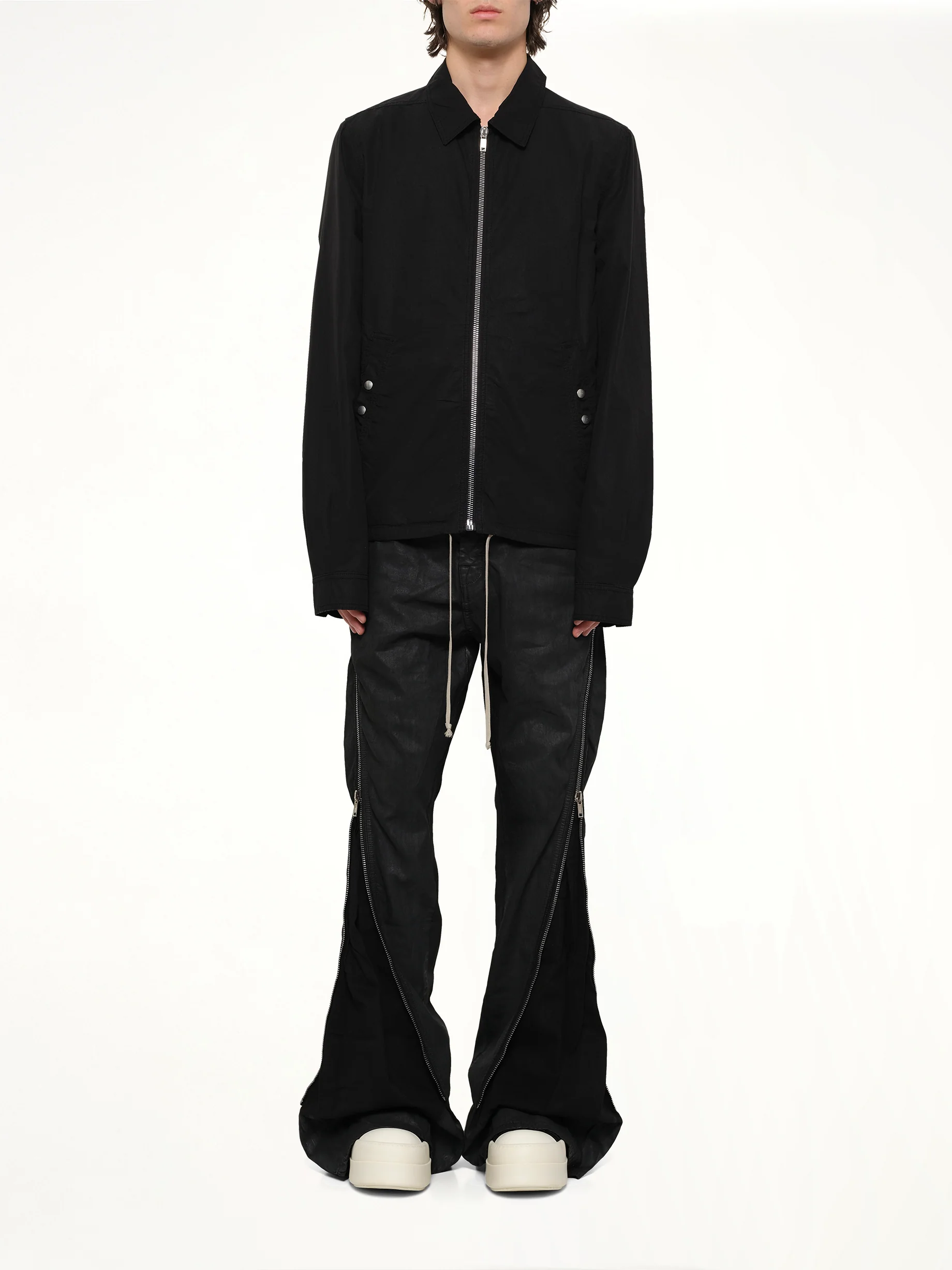 Zipfront Jacket in Black - Image 7