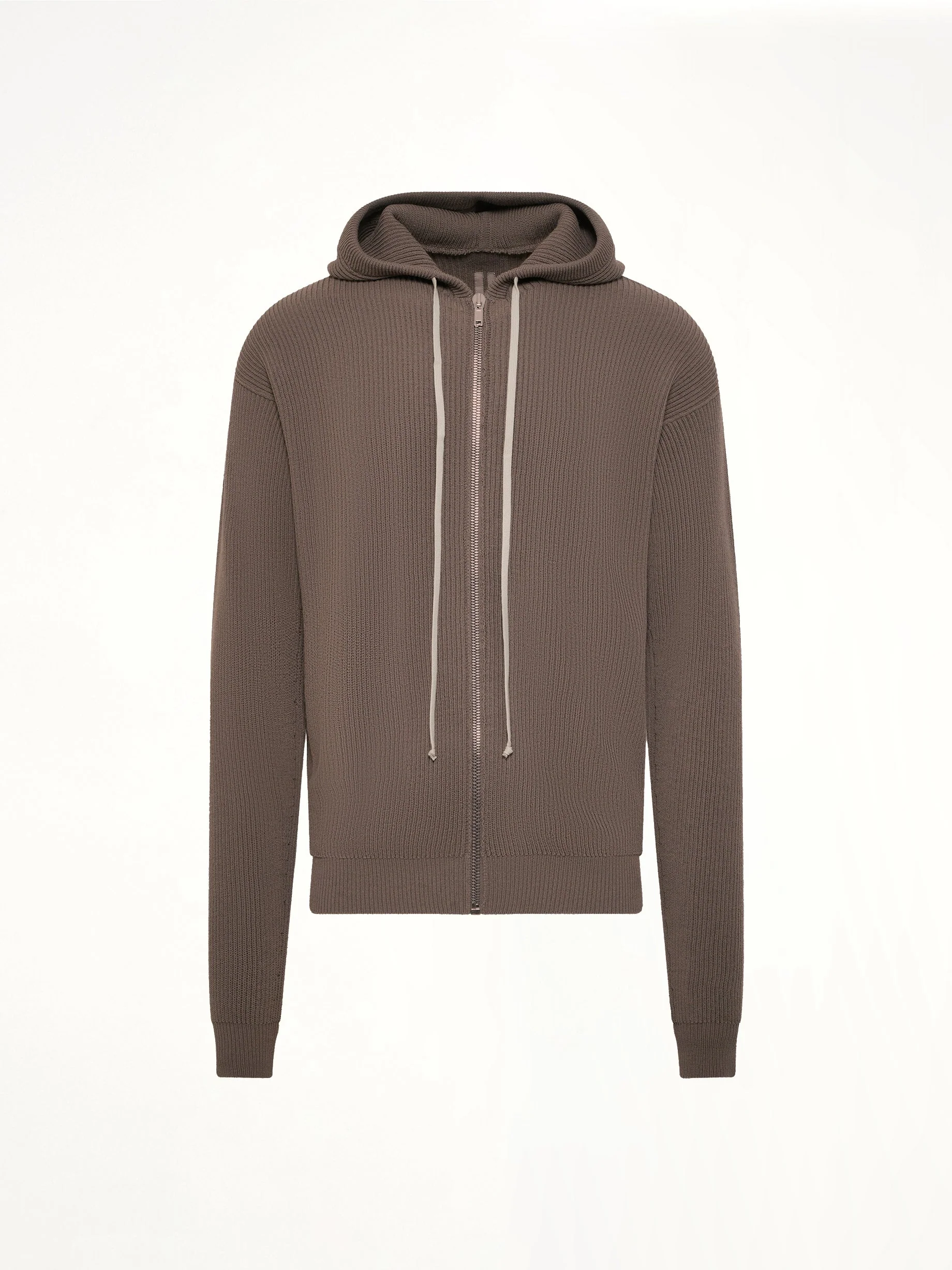 Zipped Hoodie in Dust - Image 2