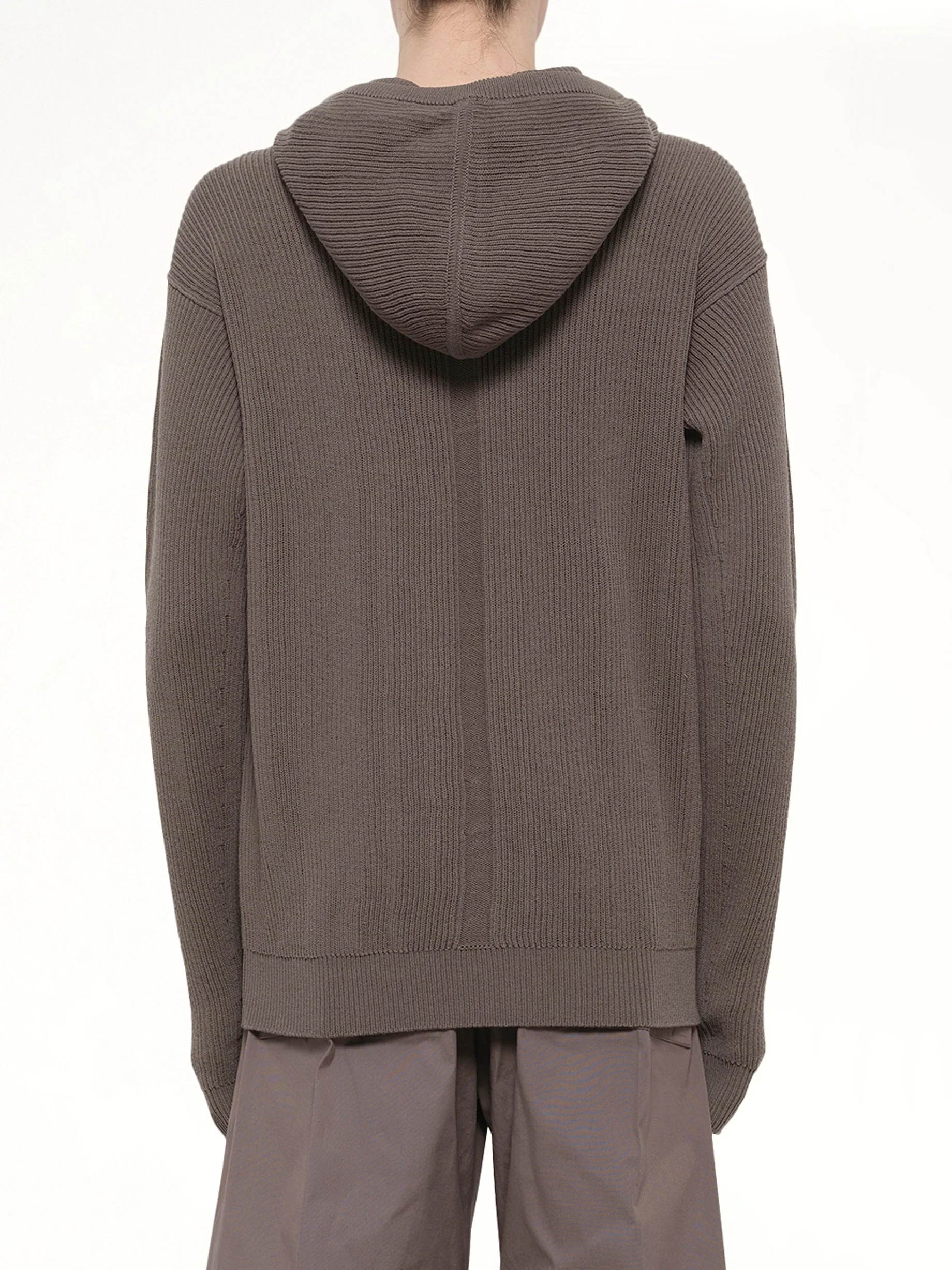 Zipped Hoodie in Dust - Image 5