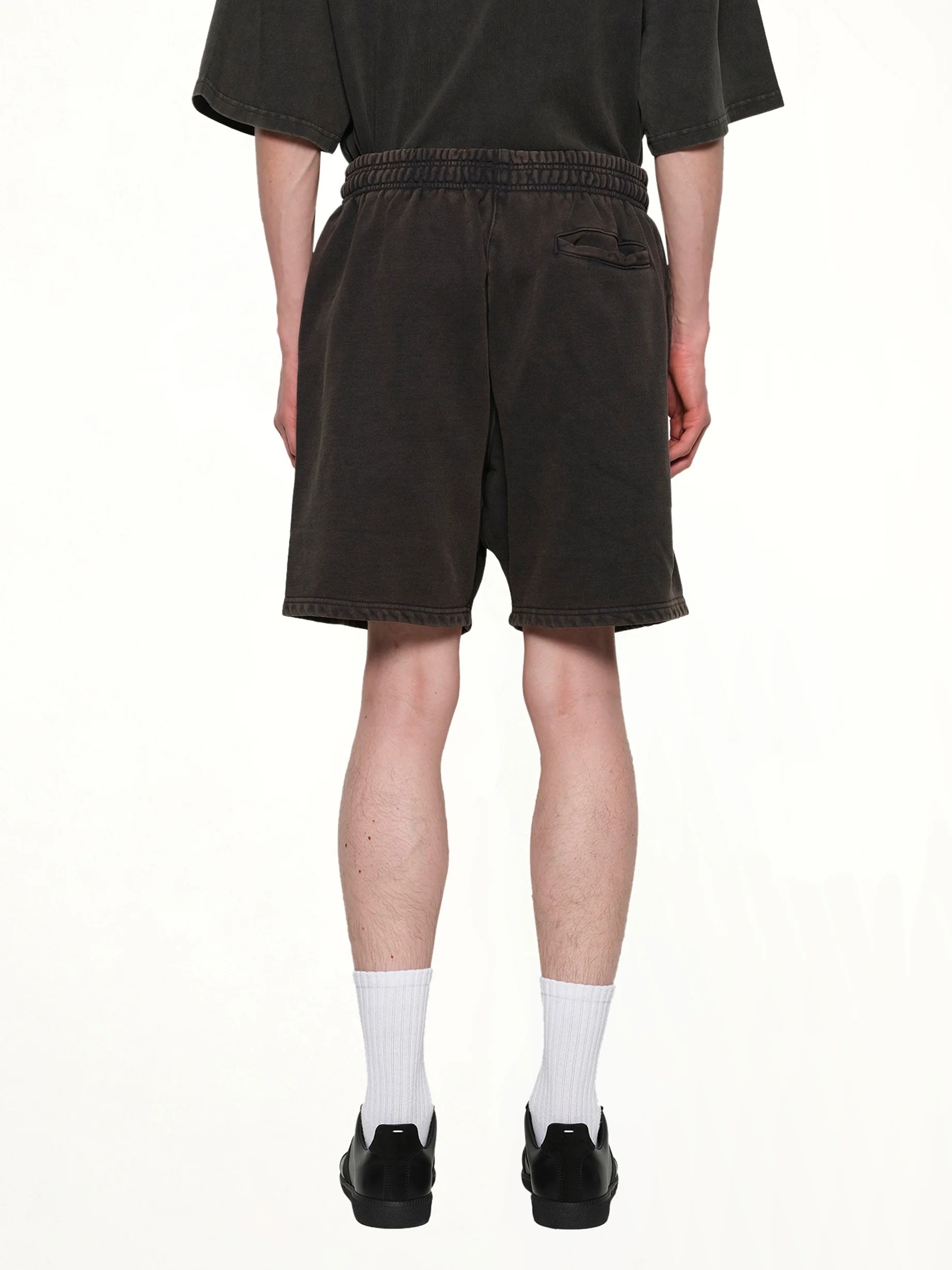 Standard Sweatshorts in Washed Black - Image 5