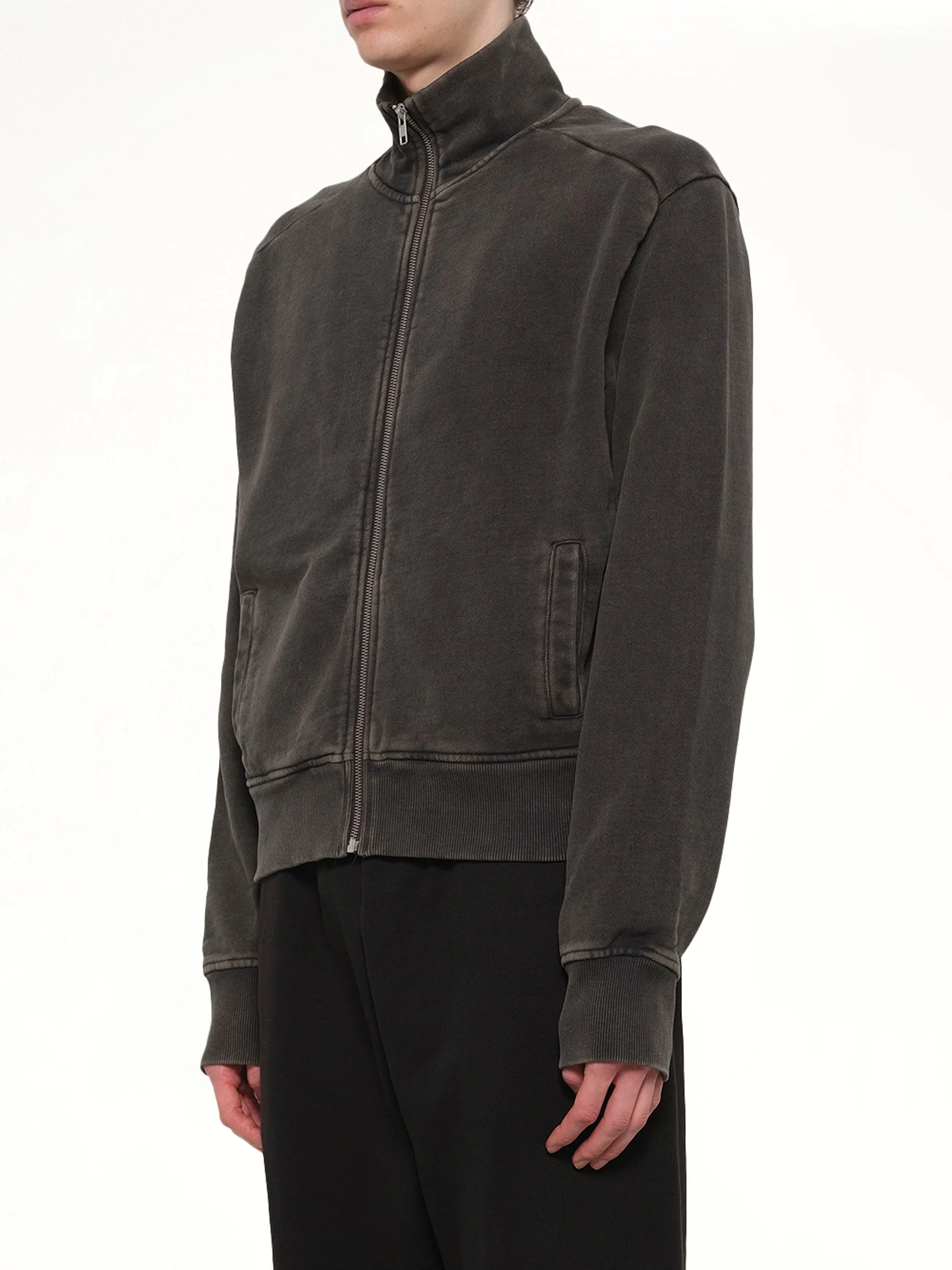 Standard Track Jacket in Washed Black - Image 3