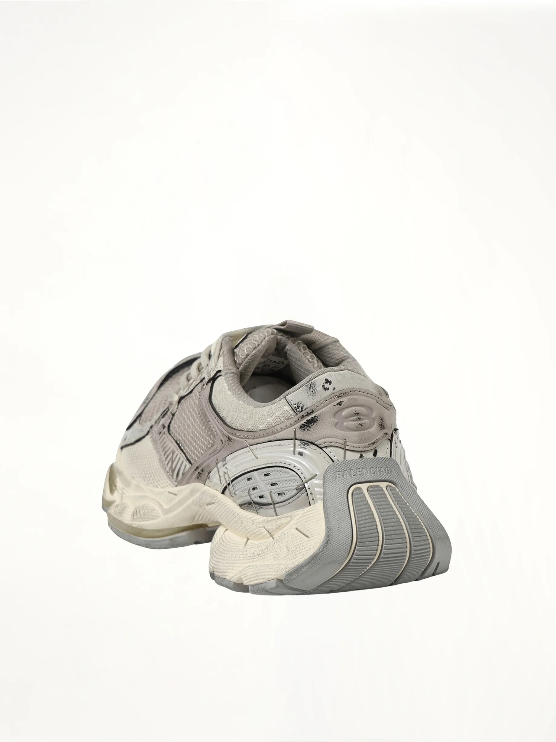 Stapler Sneaker in Beige/Grey - Image 3