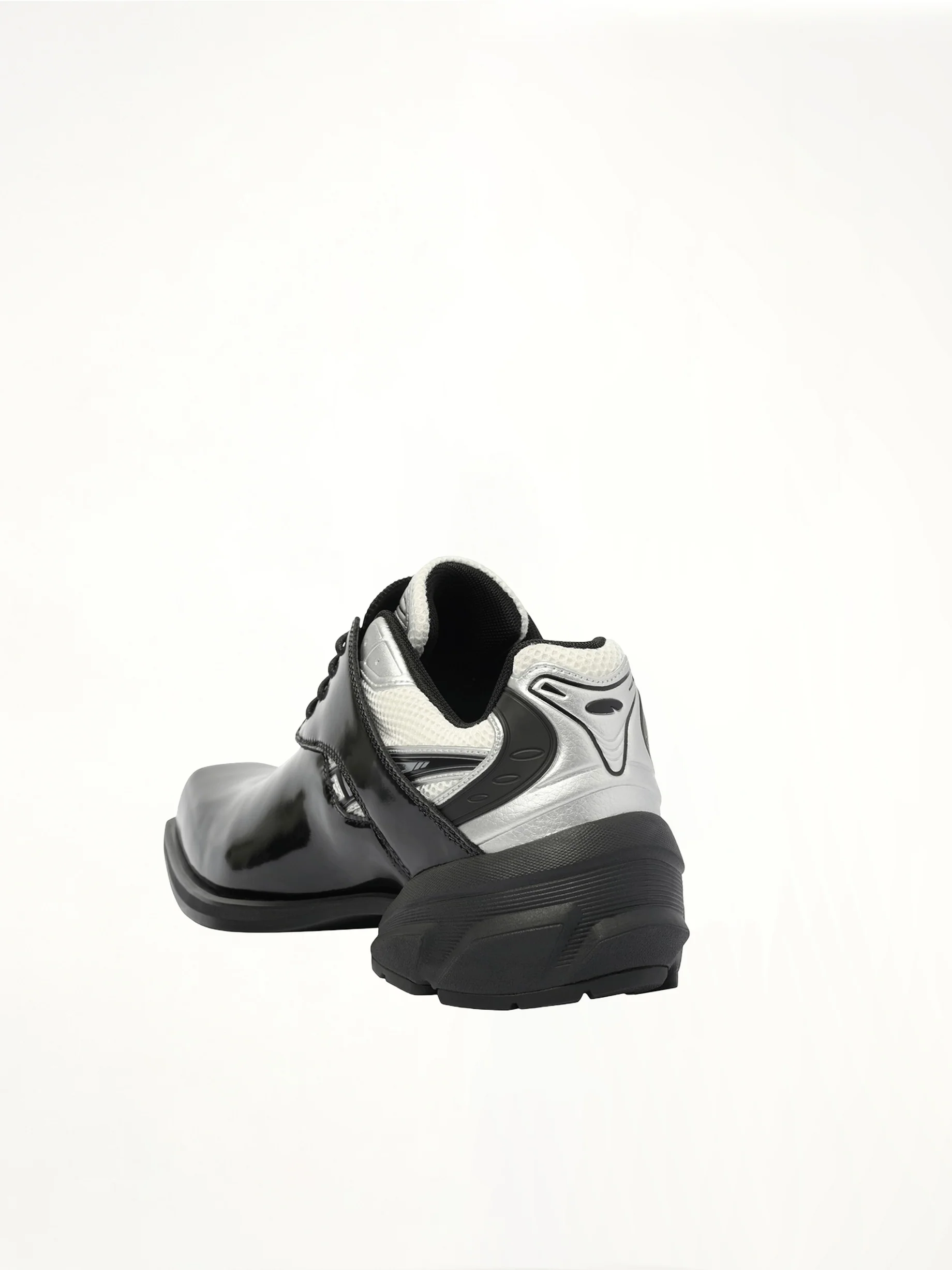 Starting Blocks Hybrid Derby in Black/White/Silver - Image 3