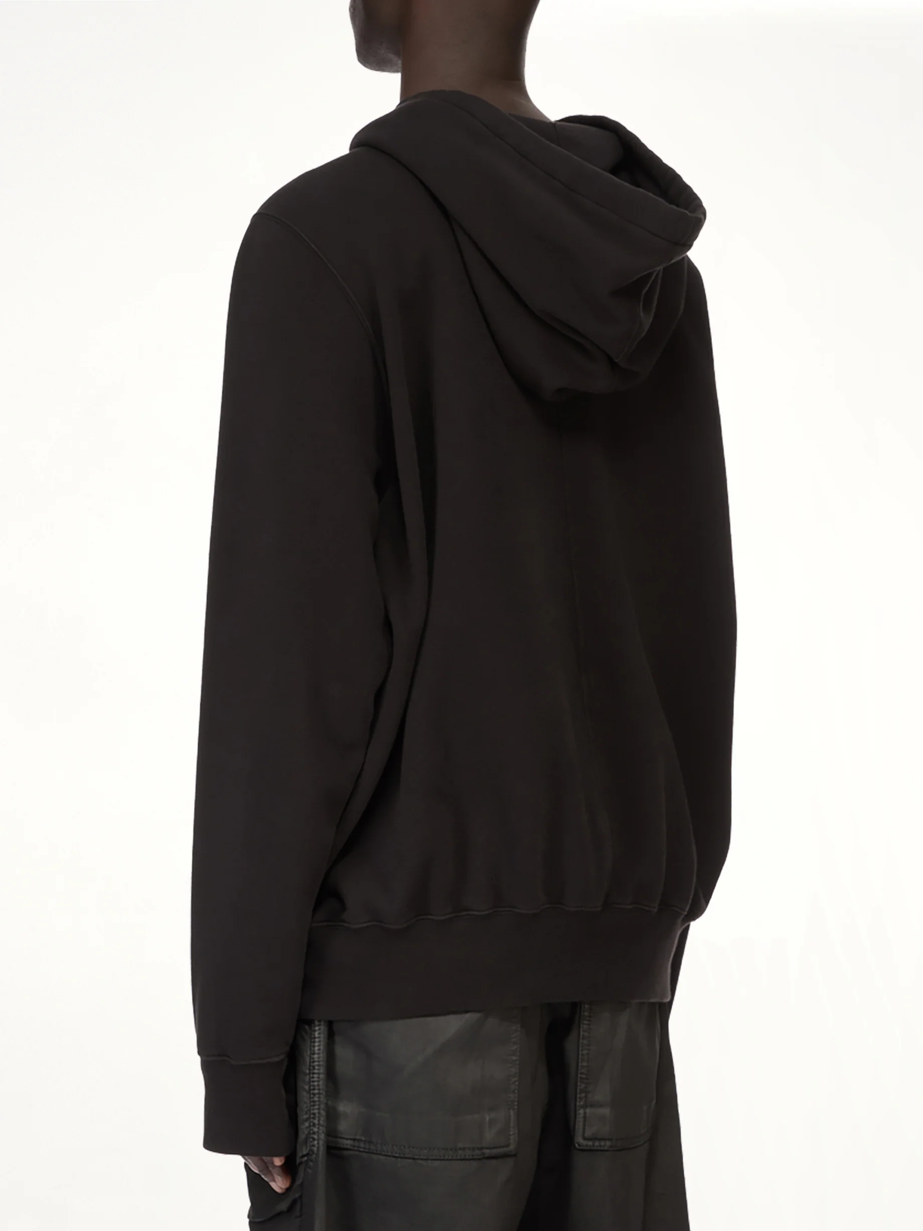 Statue Oversized Hoodie in Black/Milk - Image 5
