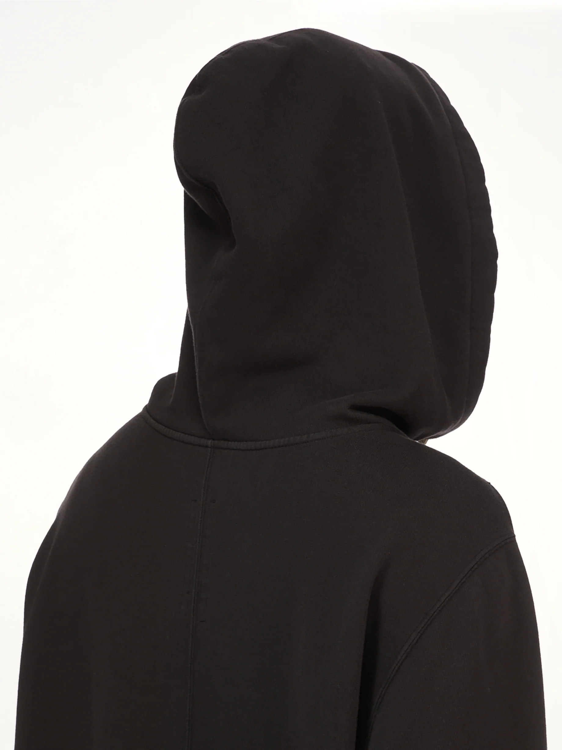 Statue Oversized Hoodie in Black/Milk - Image 8