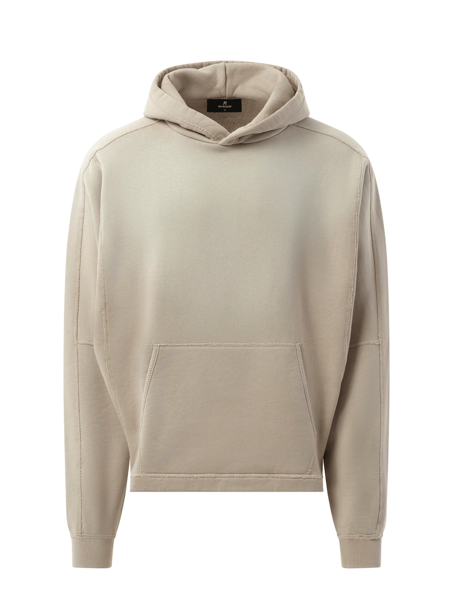 Step Hem Hoodie in Oat - Image 2