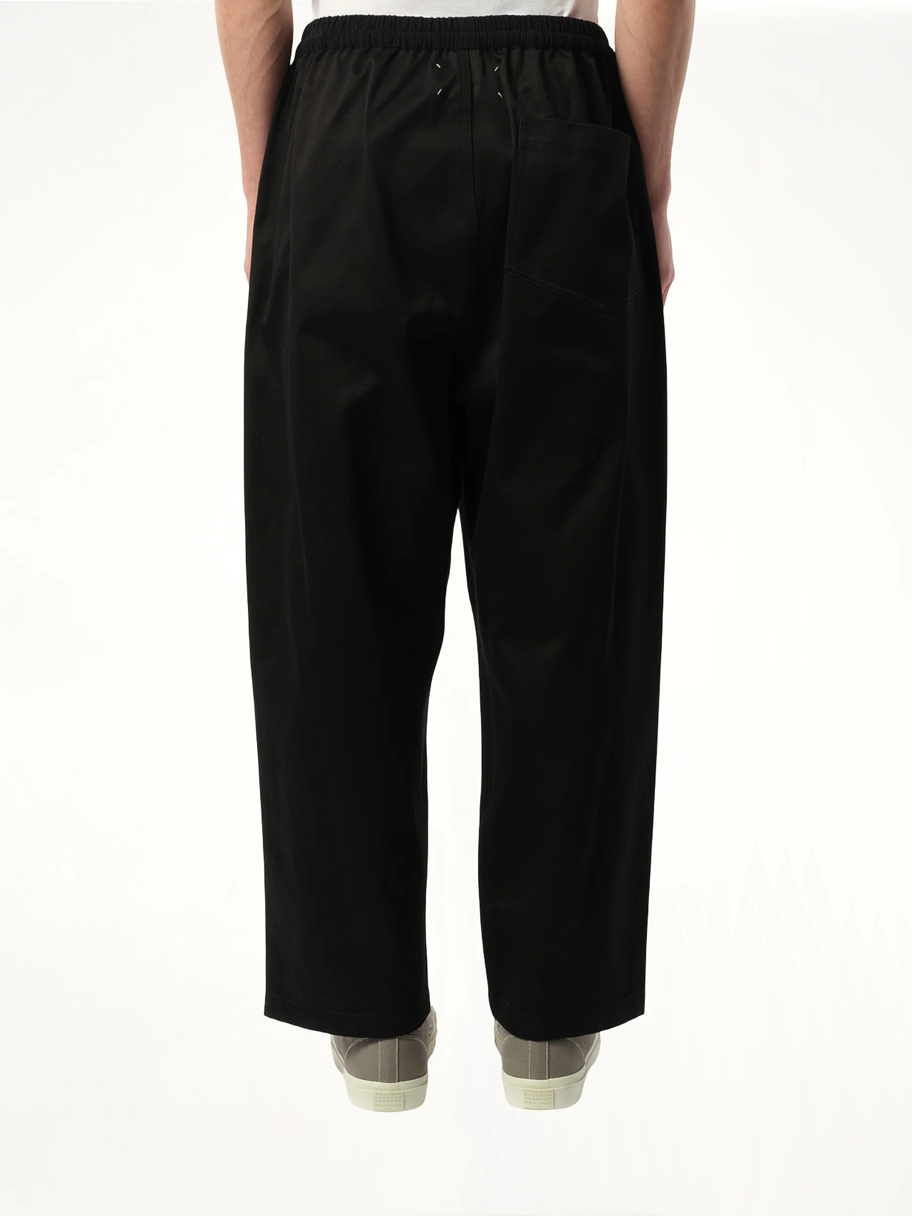 Stone Washed Relax Chinos in Black - Image 5