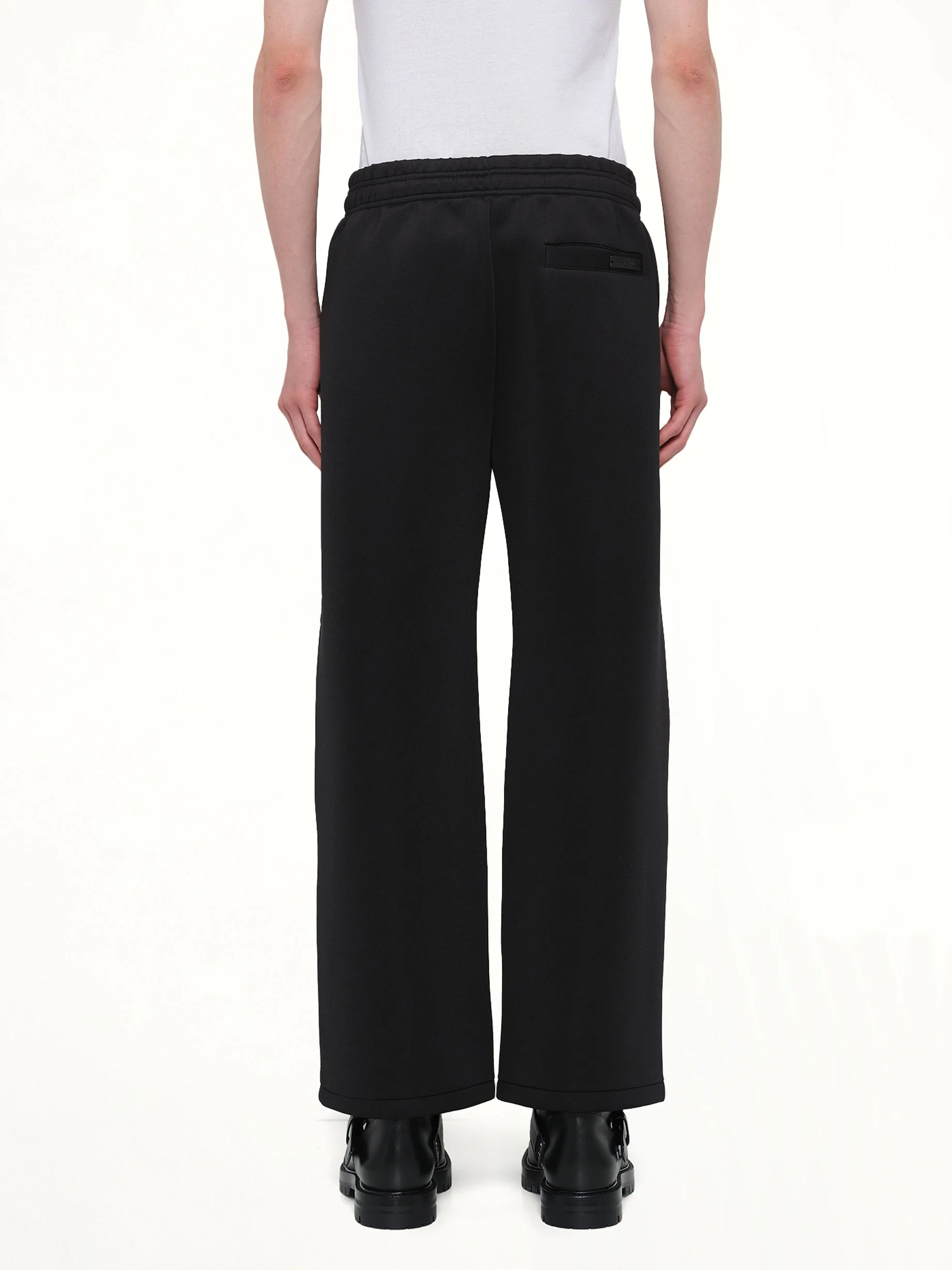Straight Leg Scuba Sweatpants in Black - Image 5