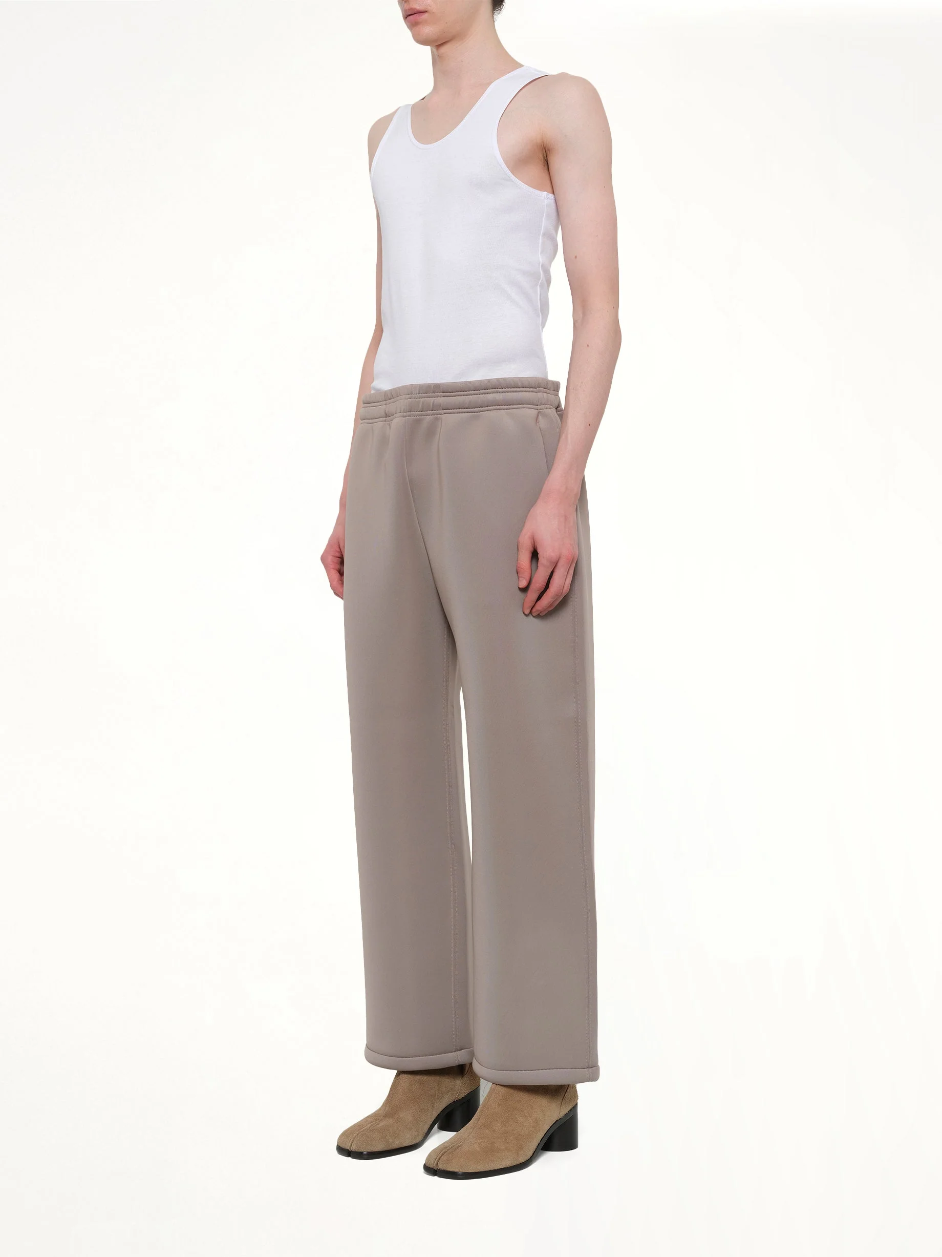 Straight Leg Scuba Sweatpants in Clay - Image 4