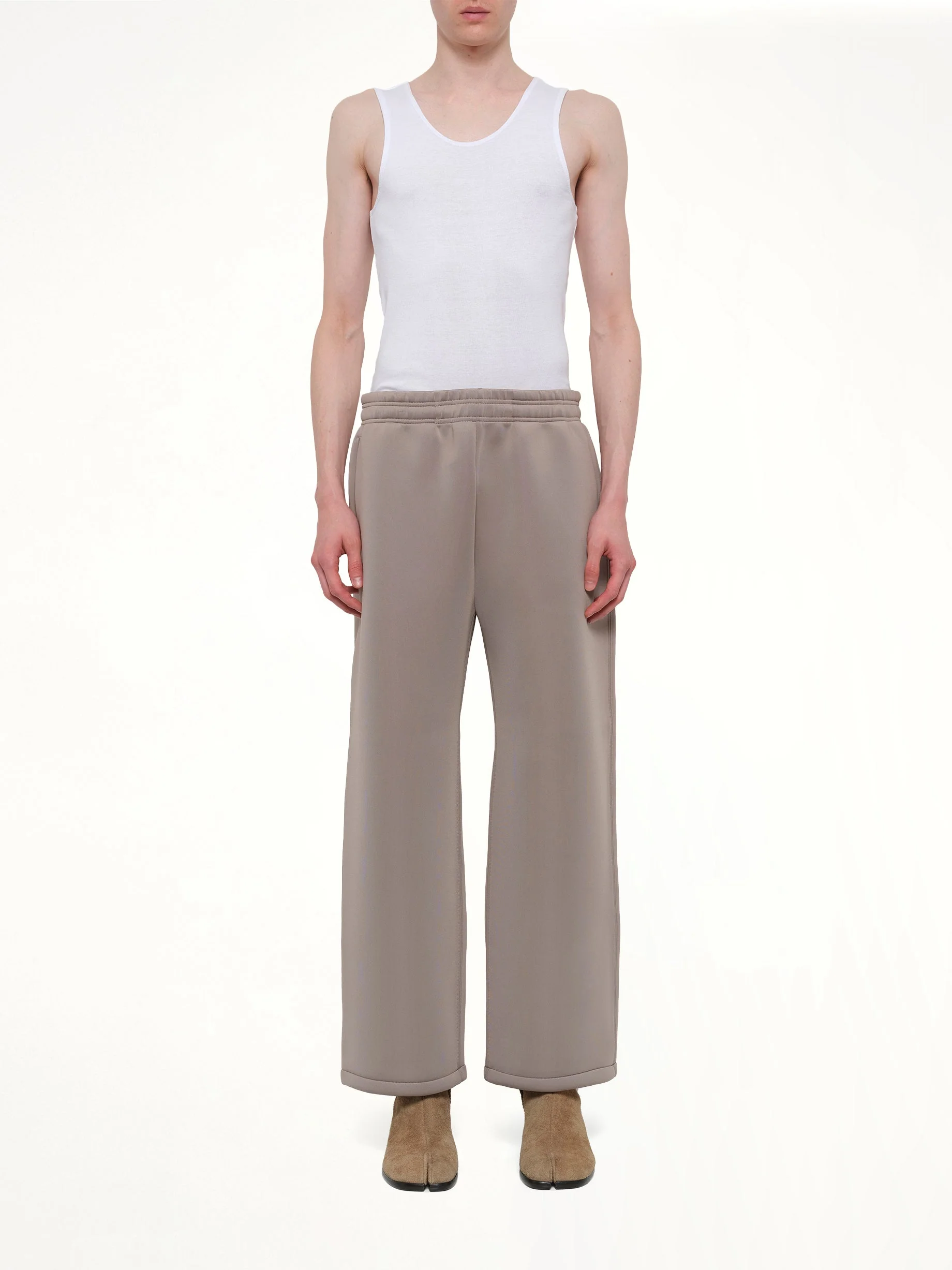 Straight Leg Scuba Sweatpants in Clay - Image 7