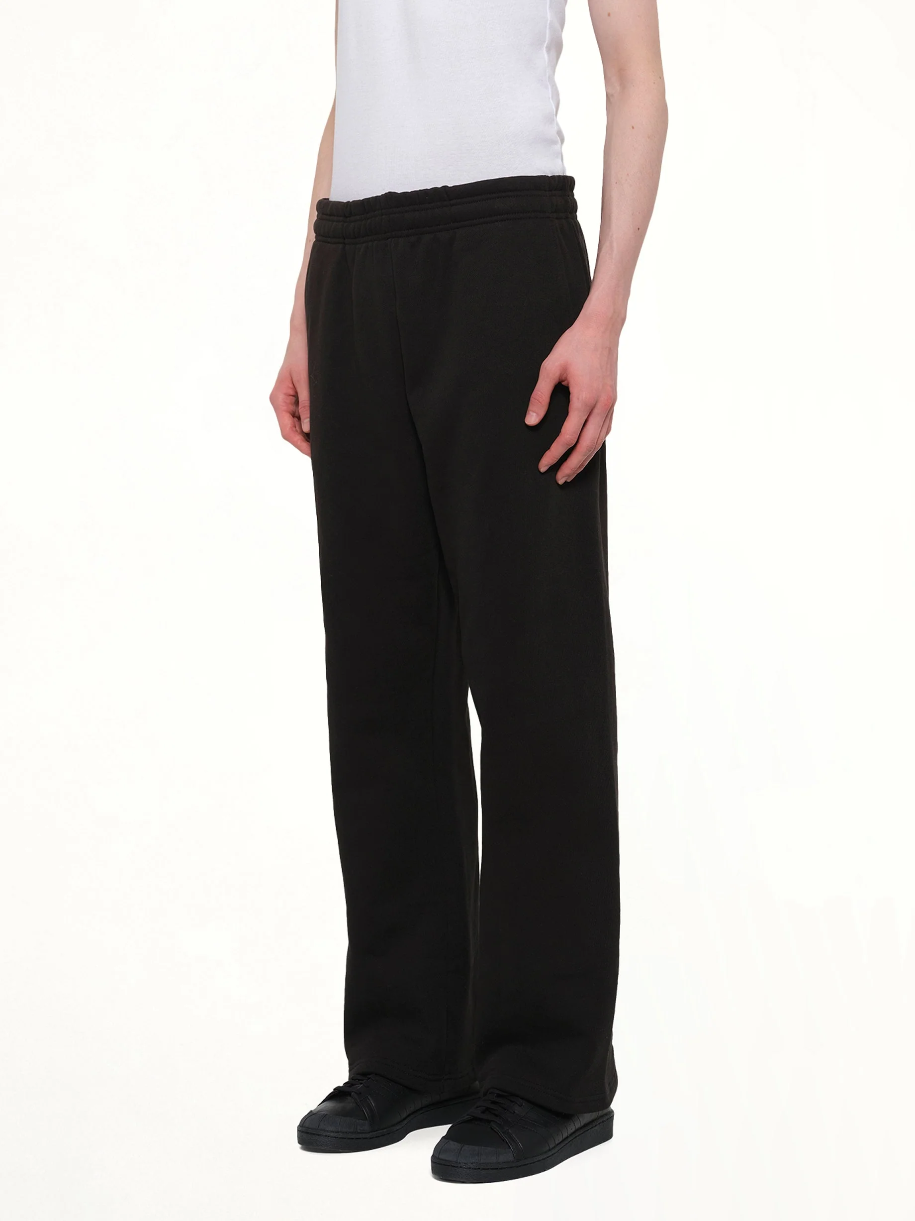 Straight Leg Sweatpant in Black - Image 3