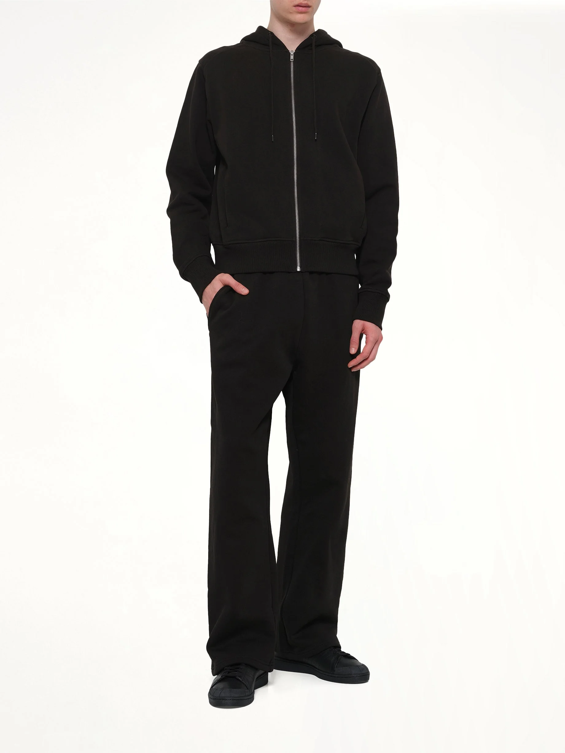 Straight Leg Sweatpant in Black - Image 4