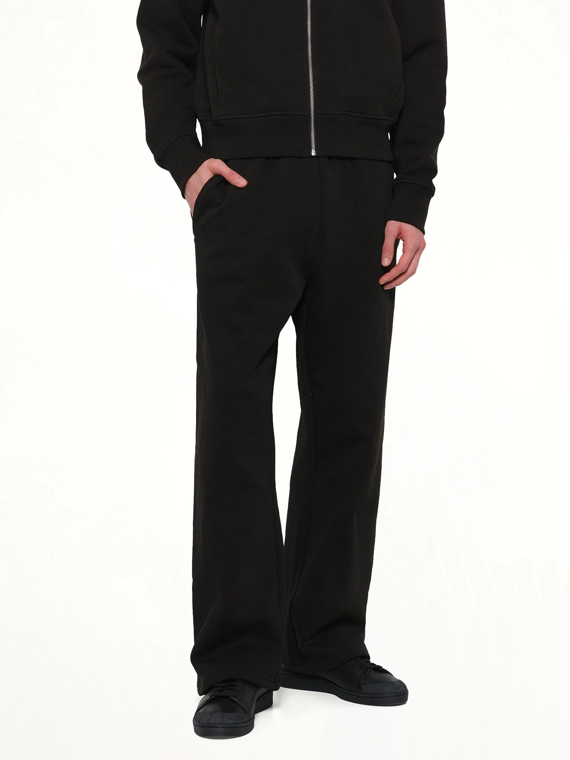 Straight Leg Sweatpant in Black - Image 6
