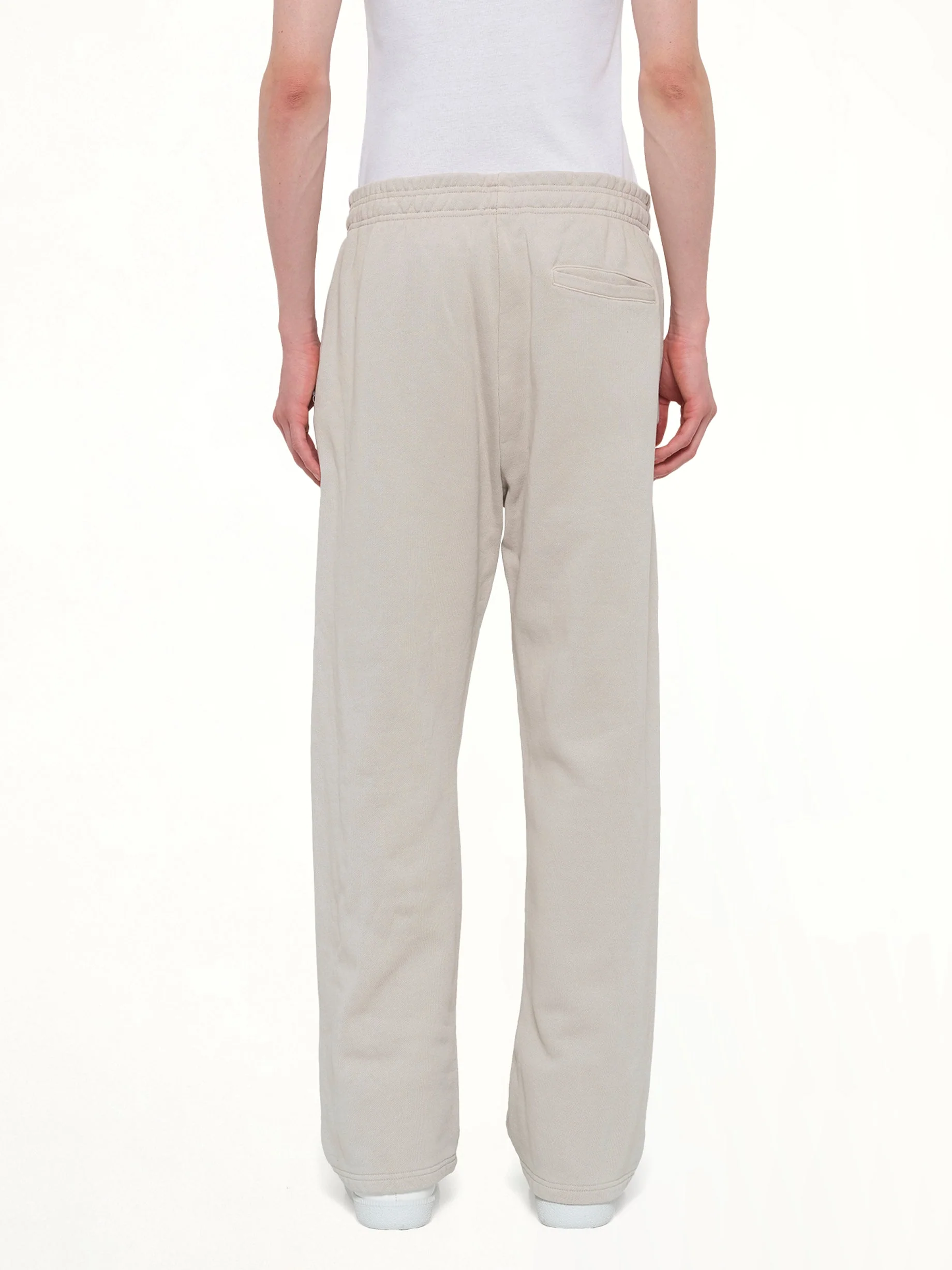 Straight Leg Sweatpant in Off White - Image 5