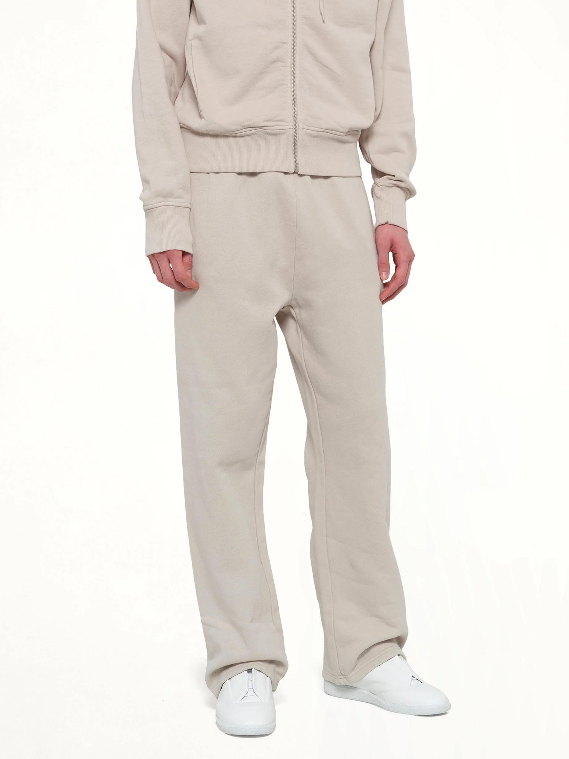 Straight Leg Sweatpant in Off White - Image 6