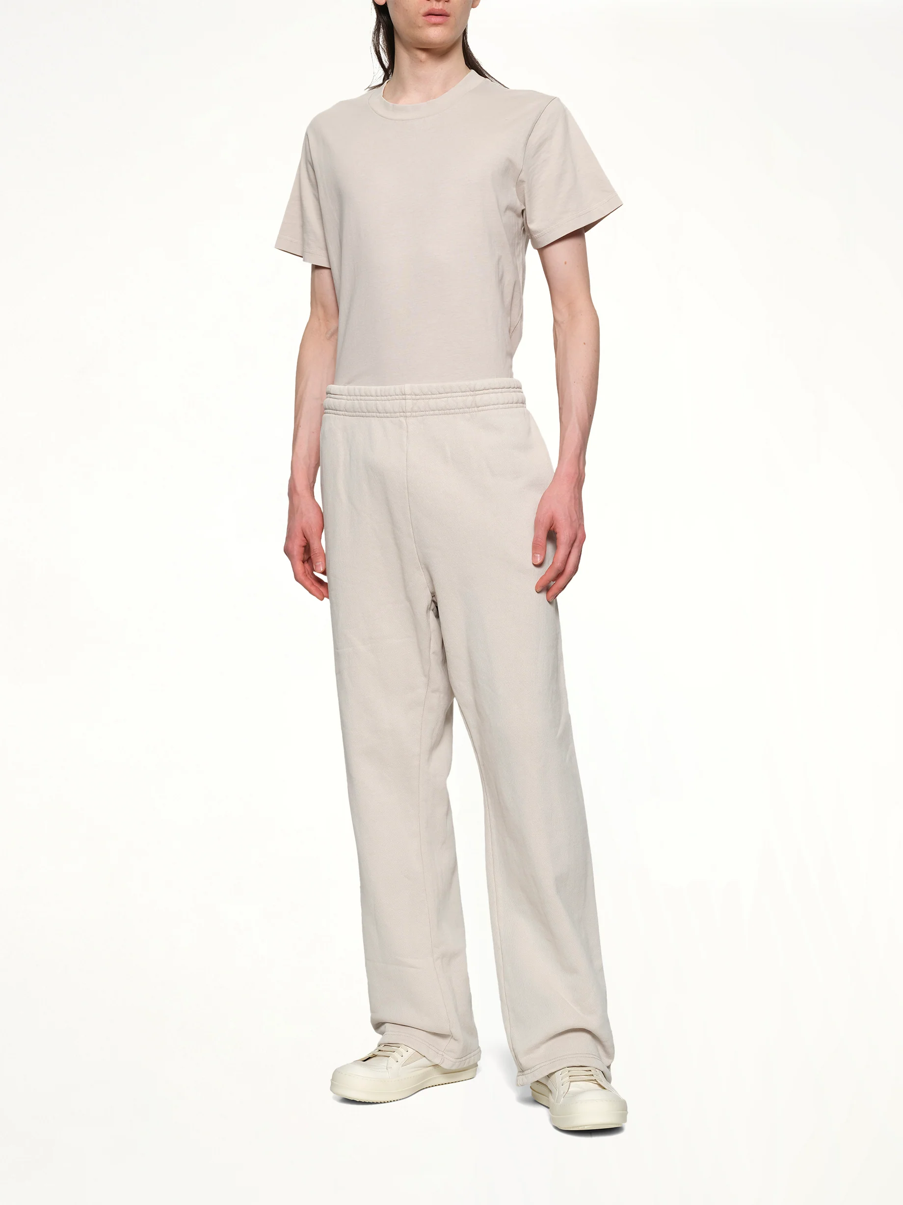 Straight Leg Sweatpants in Off White - Image 4