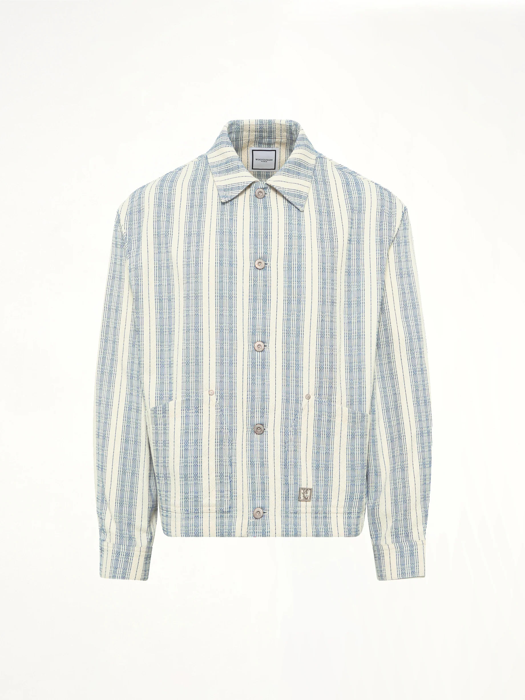 Stripe Shirt in White - Image 2