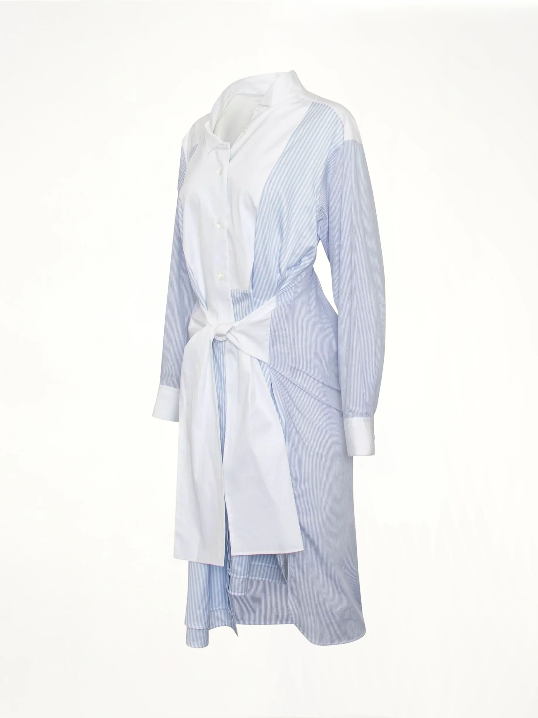 Stripe Shirtdress in Blue - Image 2