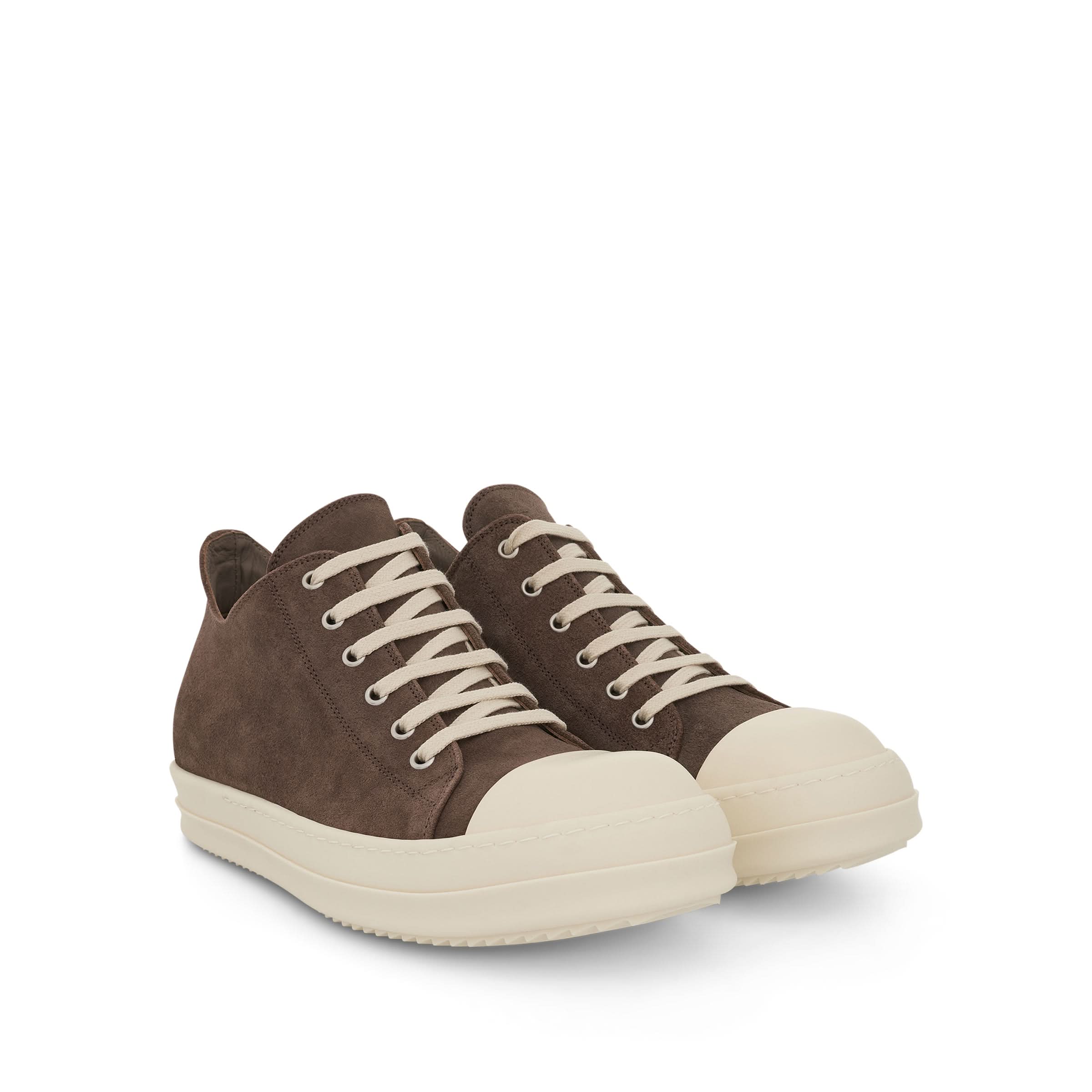 Strobe Low Leather Sneaker in Dust/Milk - Image 2
