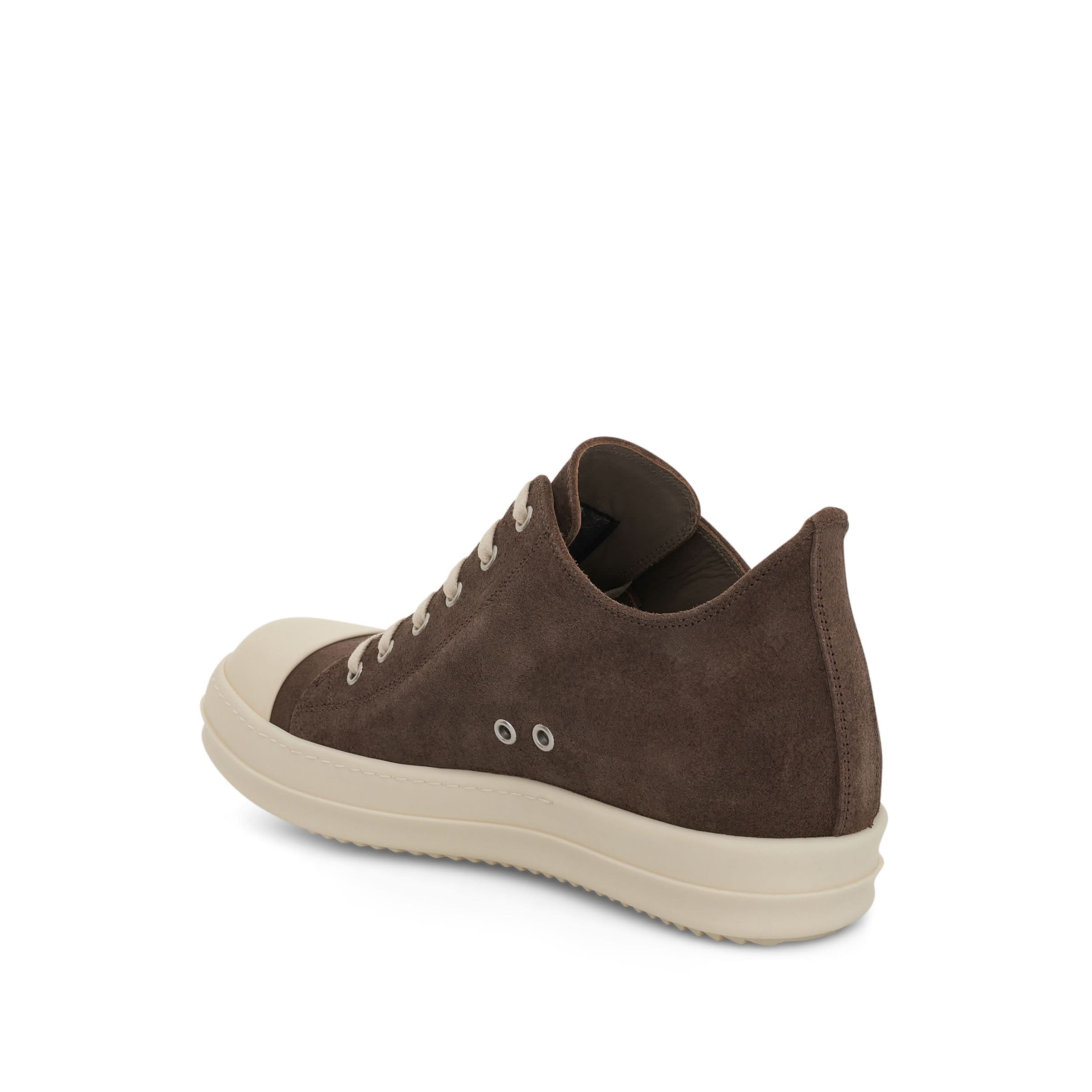 Strobe Low Leather Sneaker in Dust/Milk - Image 3