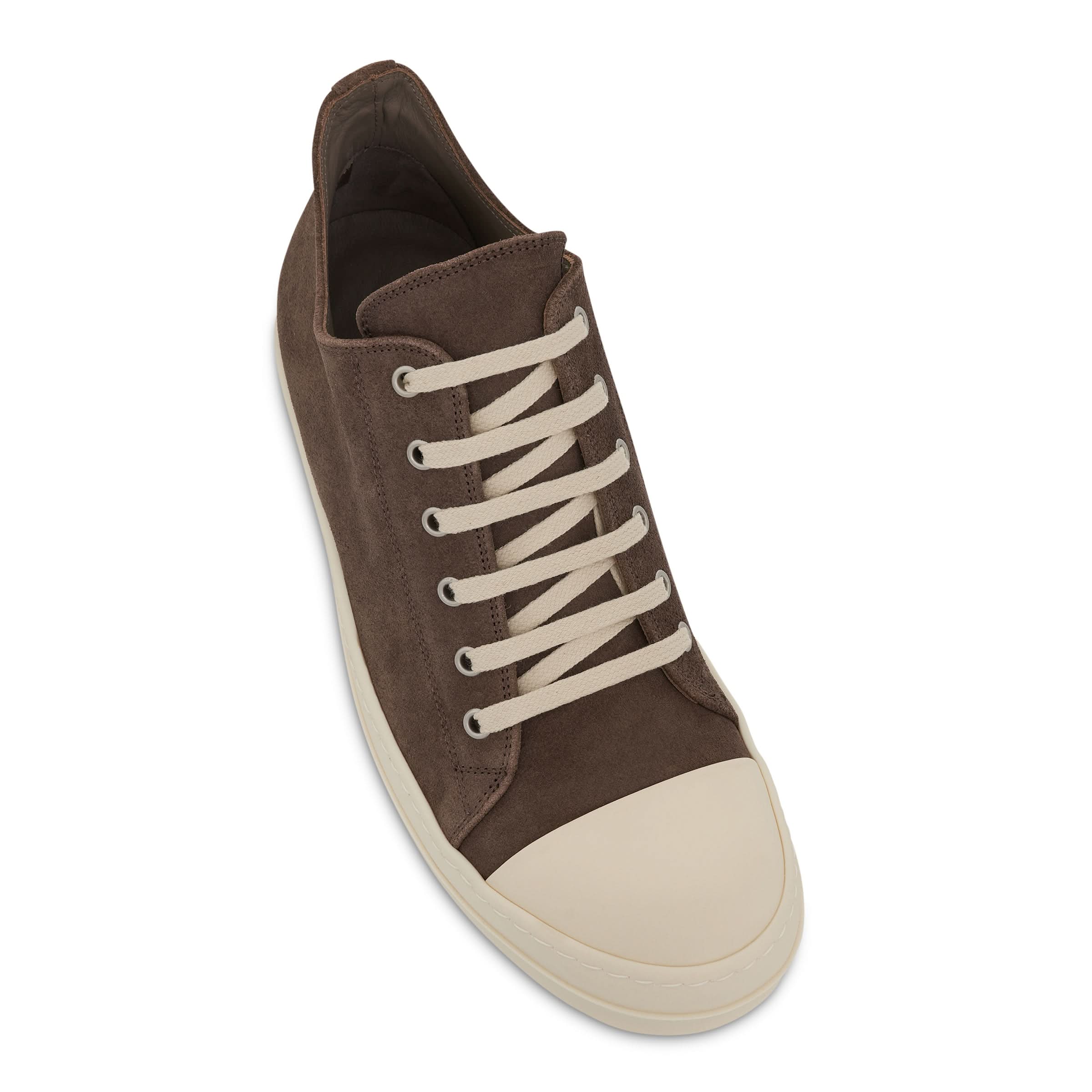 Strobe Low Leather Sneaker in Dust/Milk - Image 4