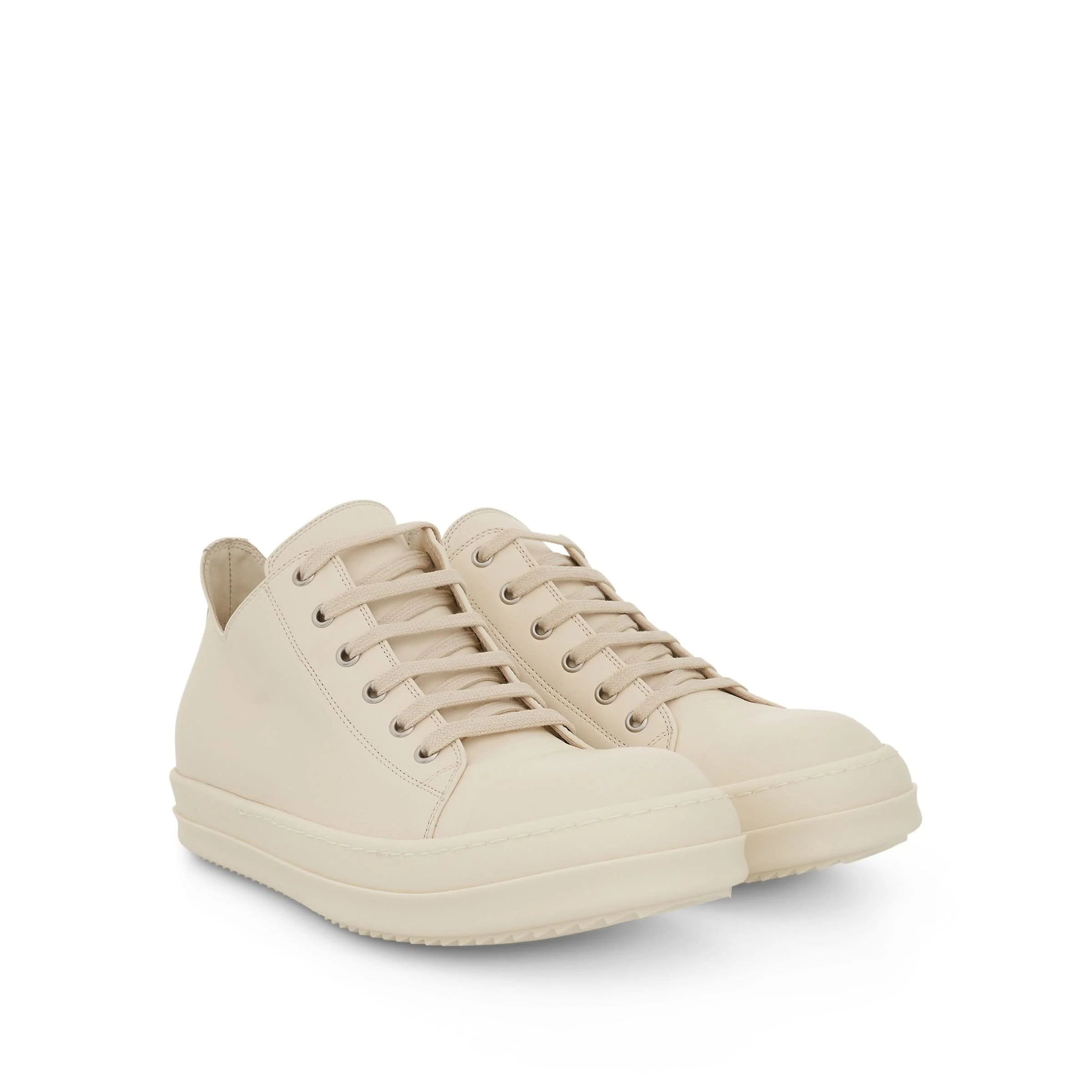 Strobe Low Leather Sneaker in Milk - Image 2